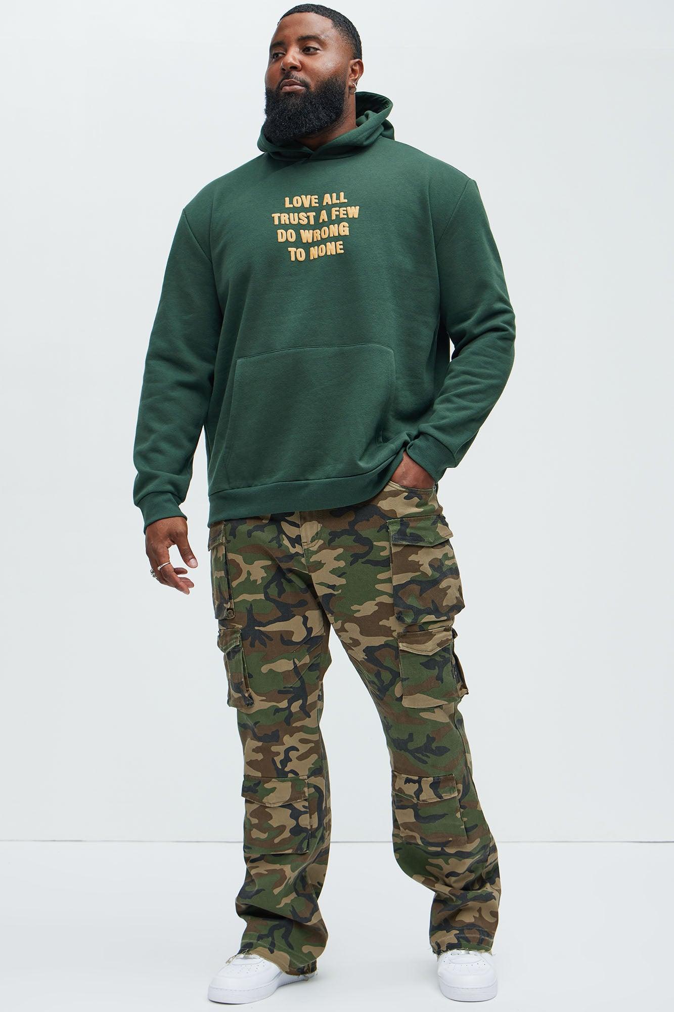 On Repeat Skinny Flare Cargo Pants - Camouflage Product Image