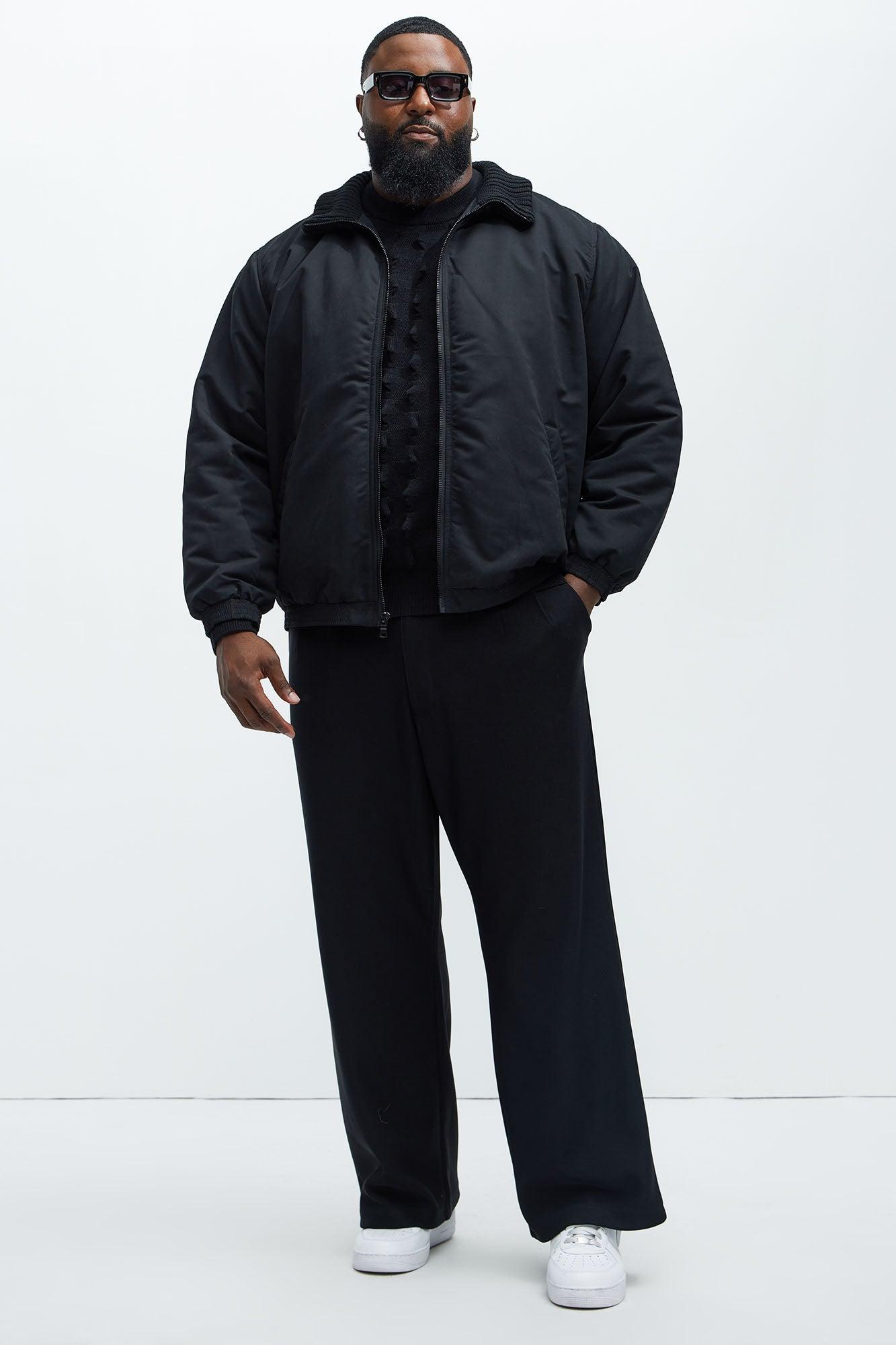 Back To U Bomber Jacket - Black Product Image
