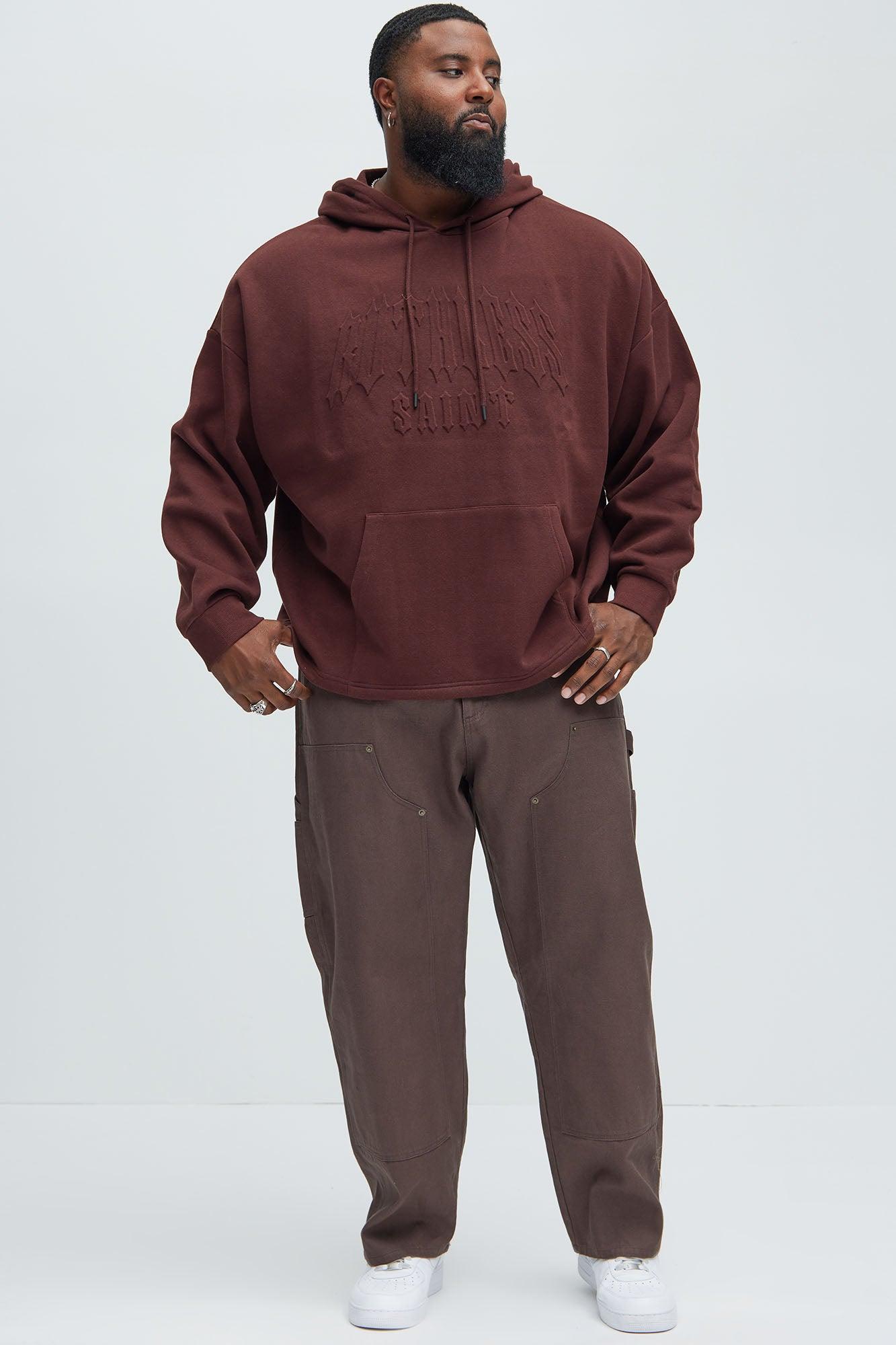 Tyson Ruthless Saints Embossed Hoodie - Burgundy Product Image