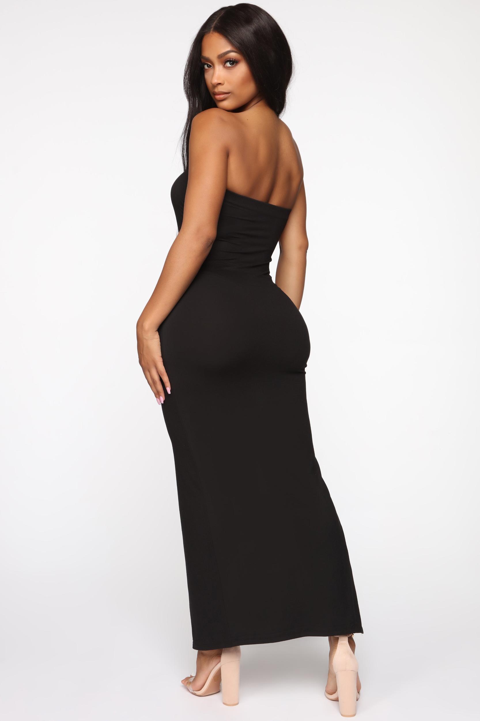 Rayna Tube Maxi Dress - Black Product Image