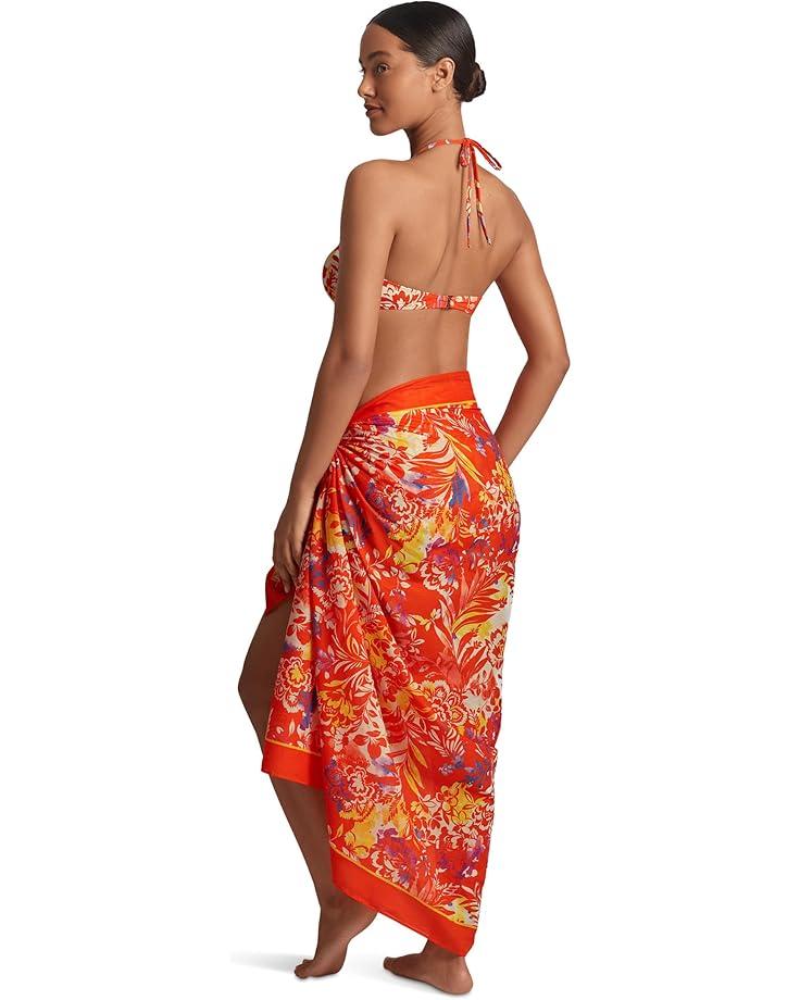 Coral Reef Sheer Chiffon Tunic Product Image