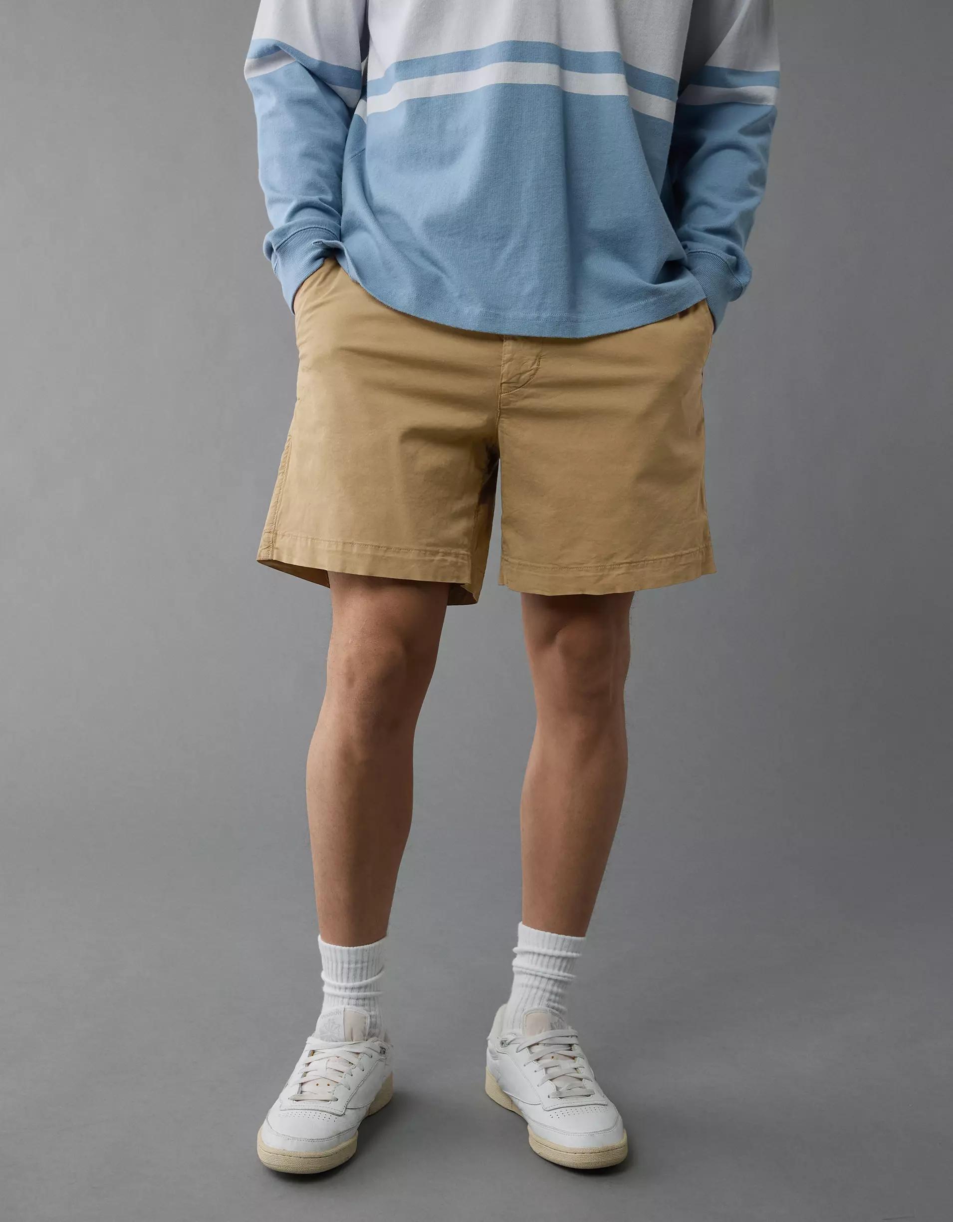 AE 7" Flex Khaki Short Product Image