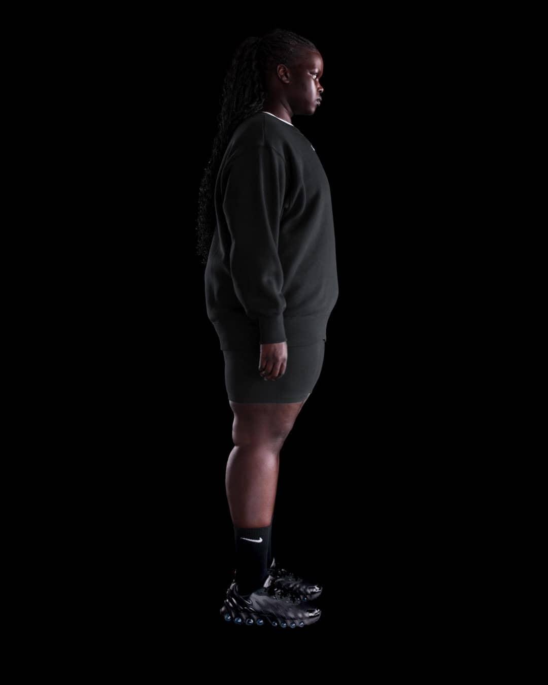 Womens Nike Sportswear Phoenix Fleece Oversized Crew-Neck Sweatshirt (Plus Size) | FZ4272-063 Product Image