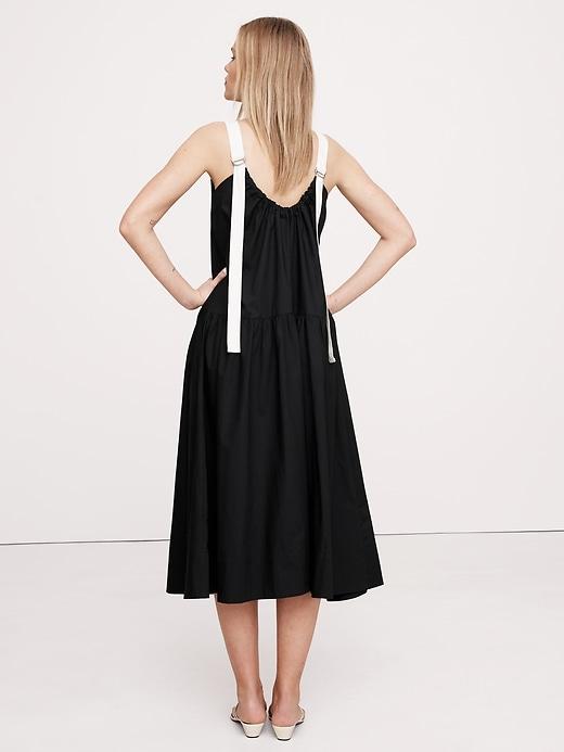 Cotton Poplin Swing Maxi Dress Product Image