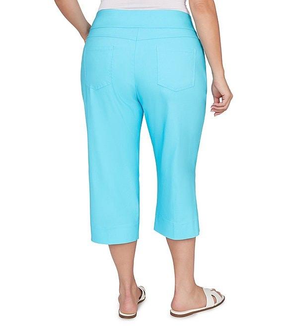 Ruby Rd. Plus Size Stretch Straight Leg Pull-On Capri Pants Product Image