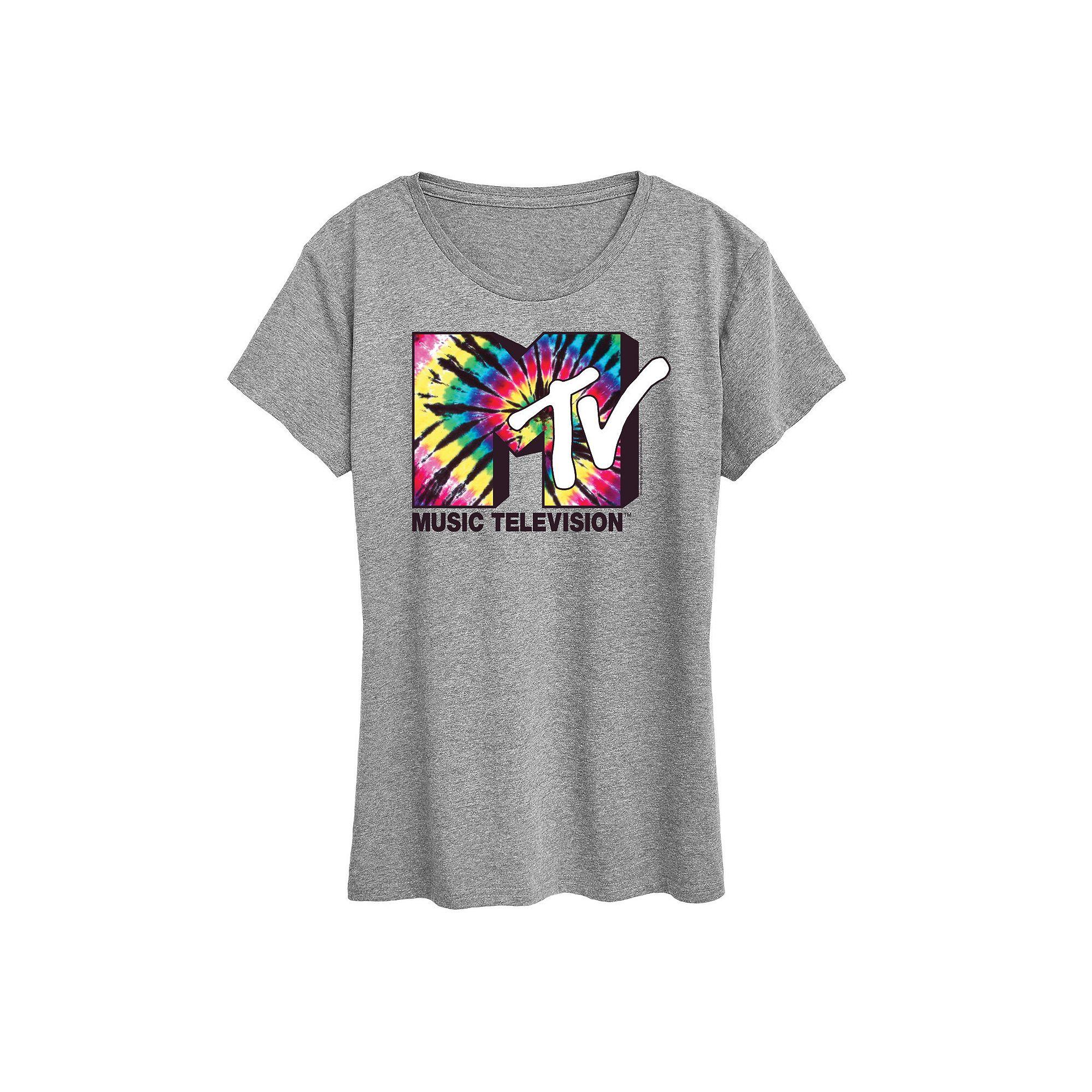 Women's MTV Tie Dye Logo Graphic Tee, Girl's,  Product Image