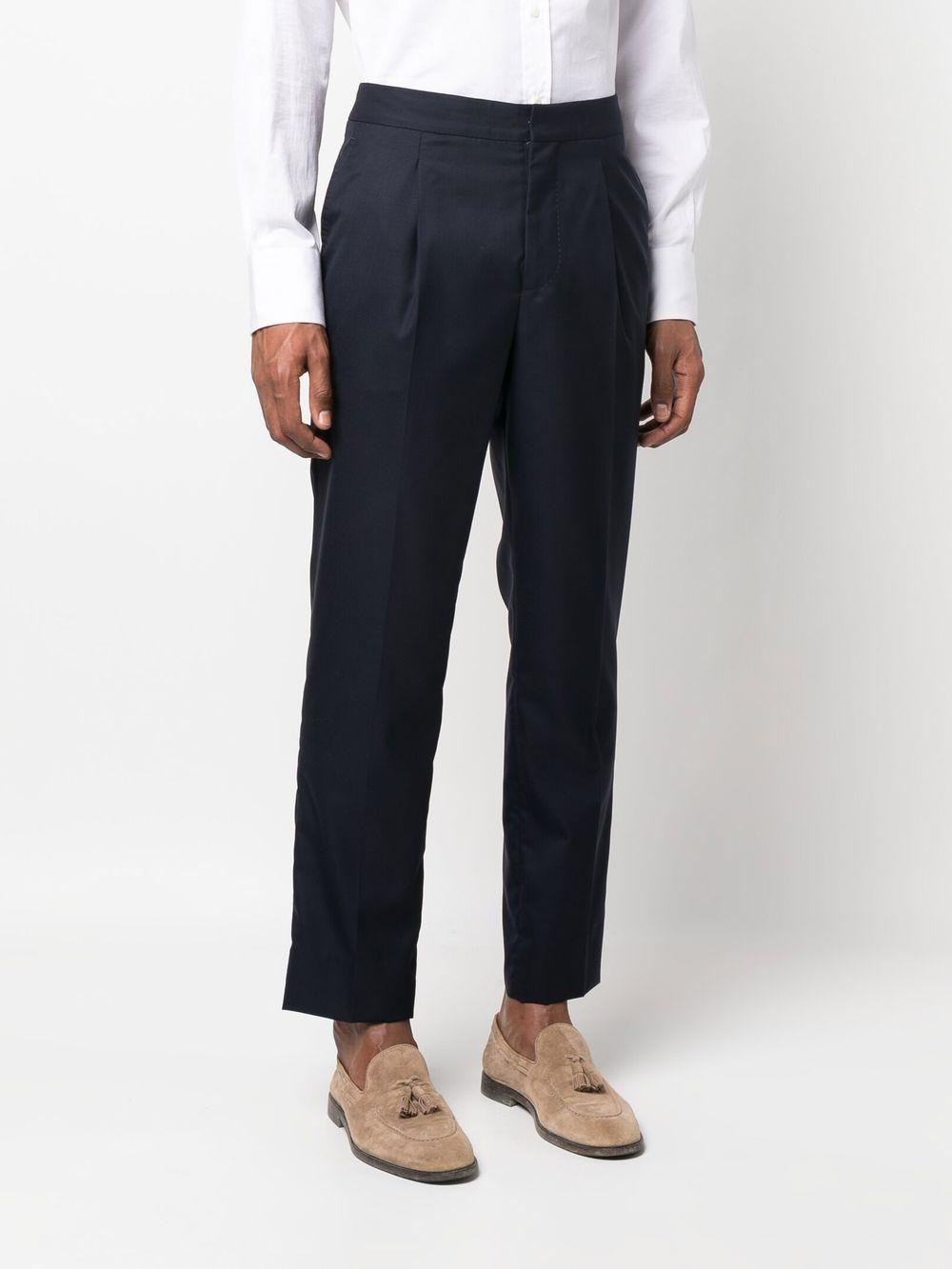 tailored straight-leg trousers Product Image