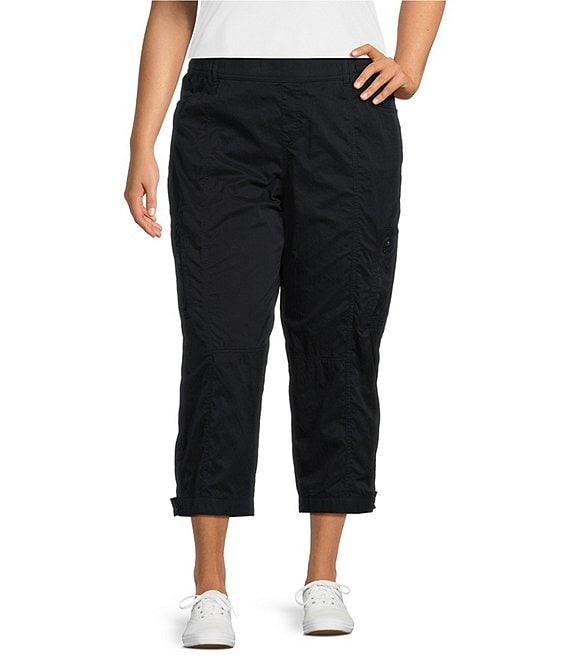 Westbound Plus Size Crop Utility Pants Product Image