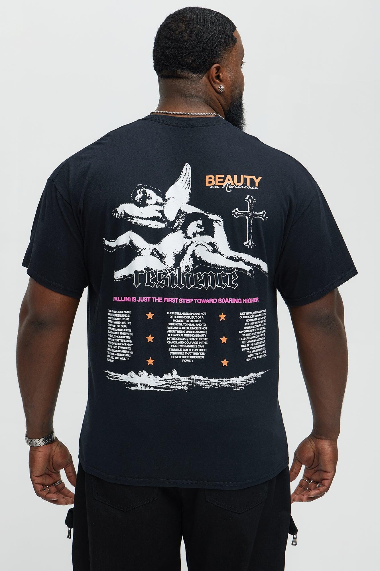 Beauty In Resilience Short Sleeve Tee - Black Product Image