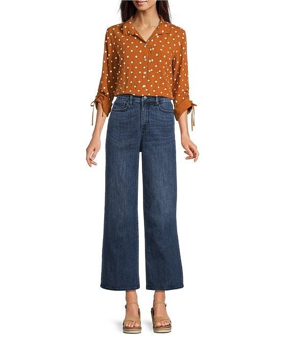 NYDJ Brodi Lift Tuck® Technology Wide Leg Pull-On Denim Jeans Product Image