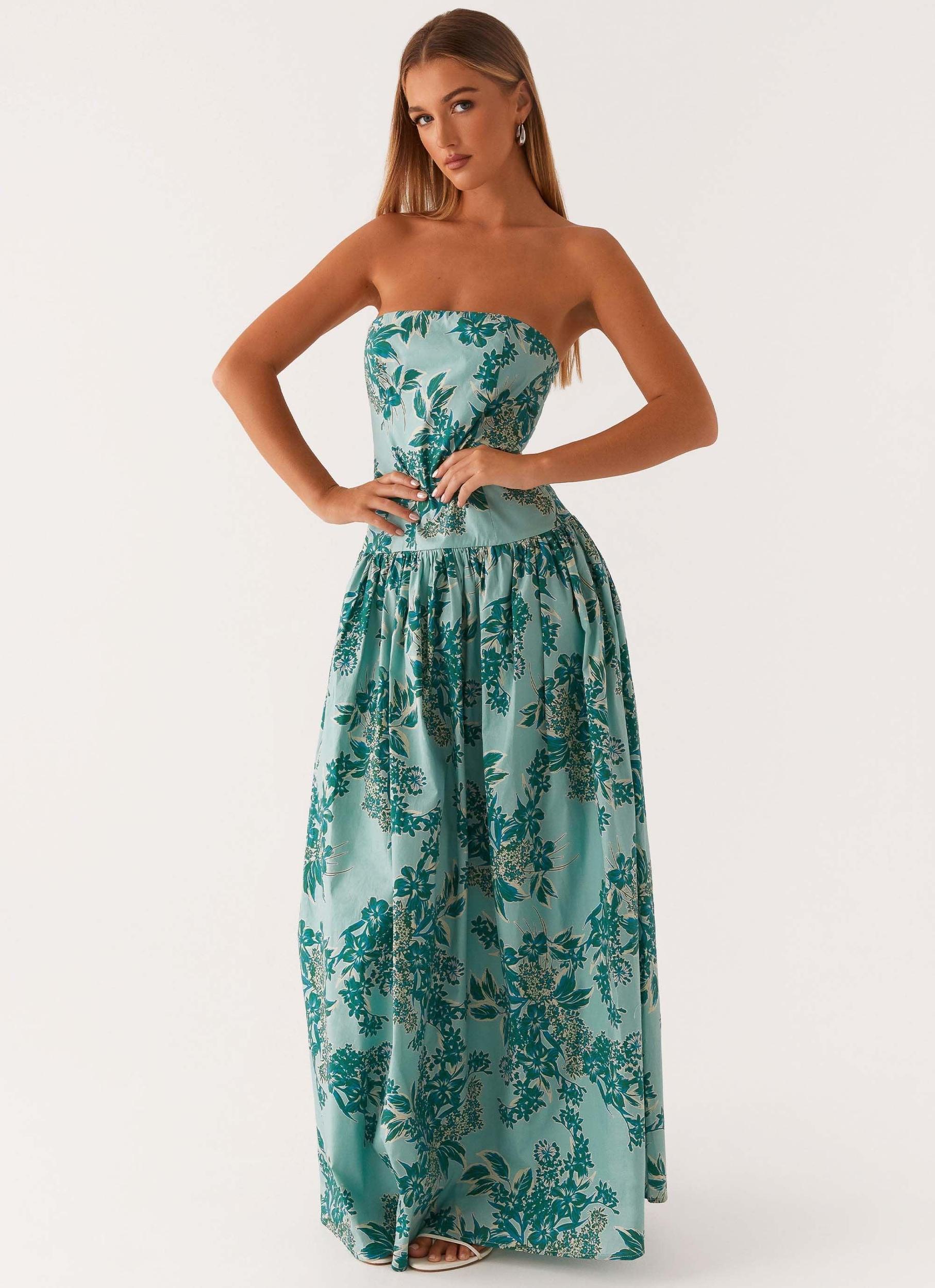 Andorra Maxi Dress - Cloud Nine Floral Product Image