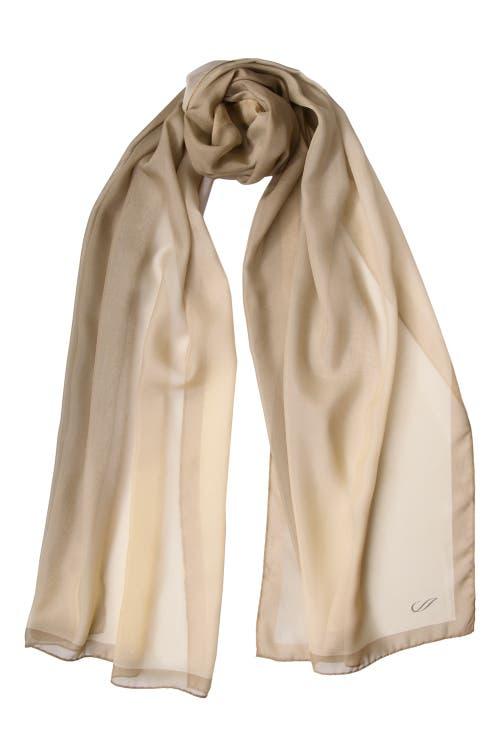 Elizabetta Sophia - Silk Scarf/Shawl for Women in Silver Pearl at Nordstrom Product Image