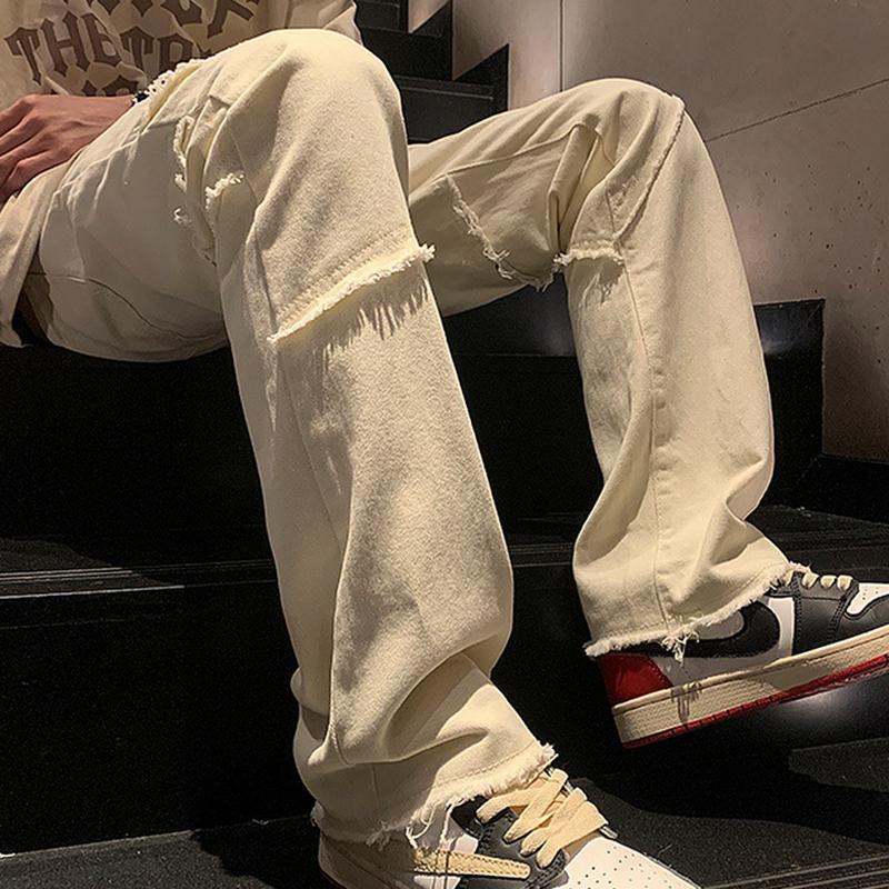 Sopula Street Slim Fit Raw Edge Bootcut Jeans Product Image