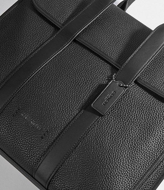 COACH Pebble Leather Gotham Portfolio Briefcase Product Image