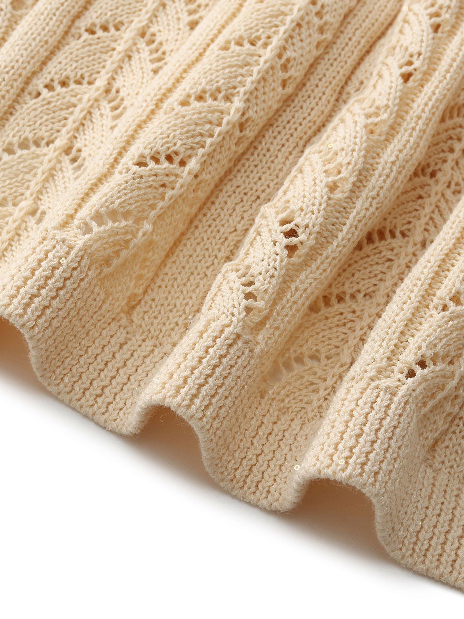 Stretch Sequins Women Knit Maxi Vest Dress With Slip Dress Product Image