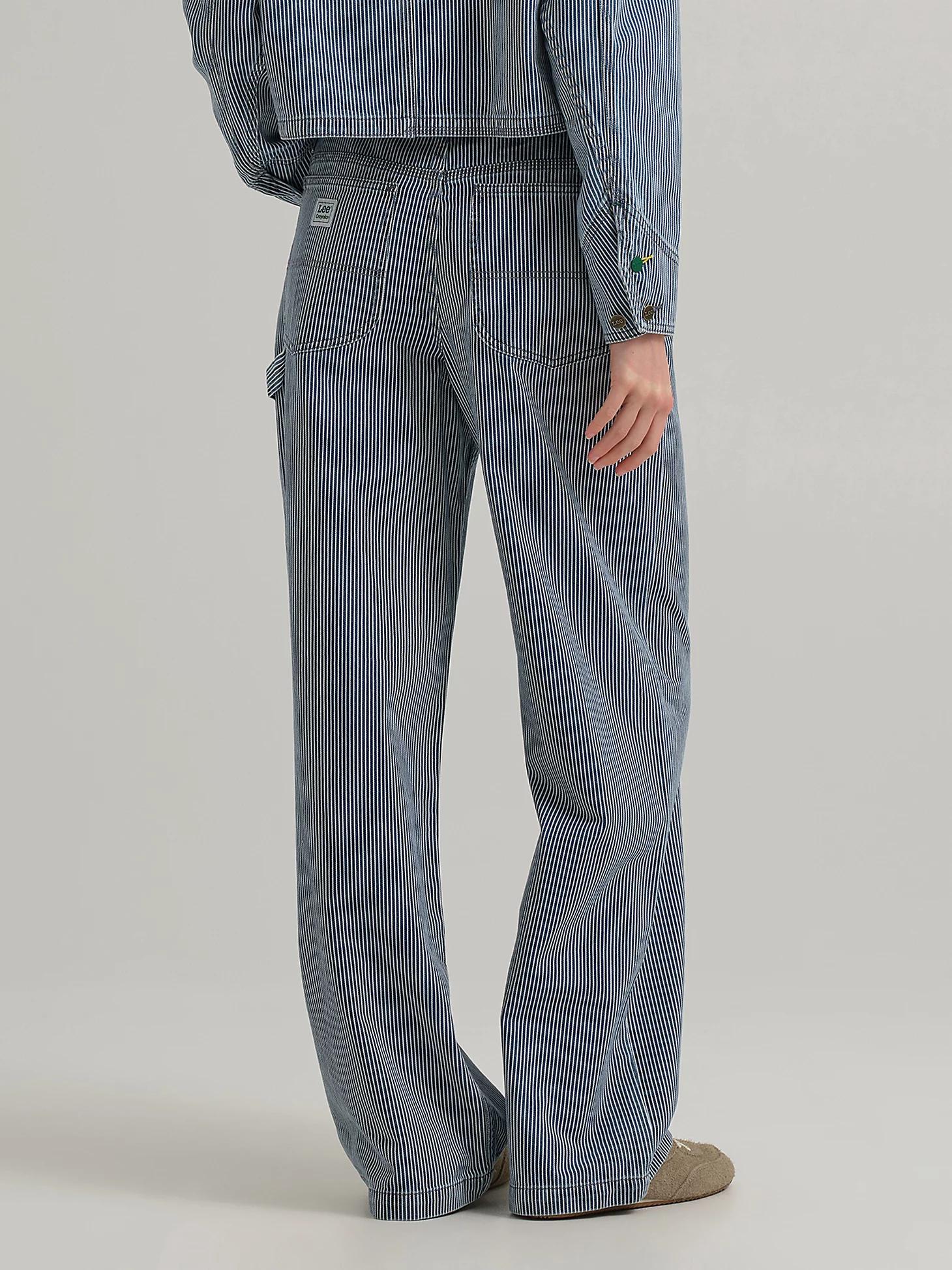 Women's Lee® x Crayola® Railroad Stripe Loose Straight Carpenter Jean | Women's Jeans | Lee® Product Image