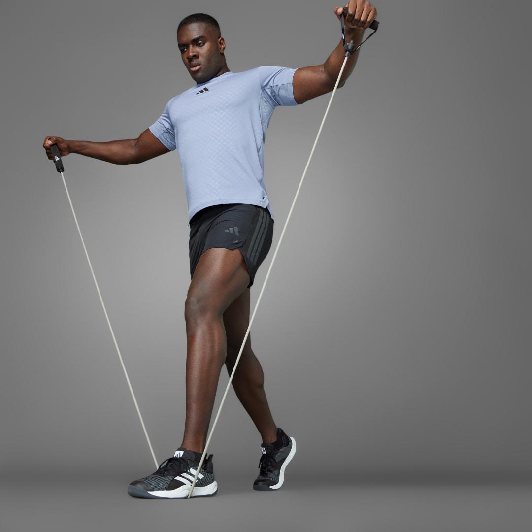 adidas Power 3-Stripes Shorts Black 2XL Mens Product Image