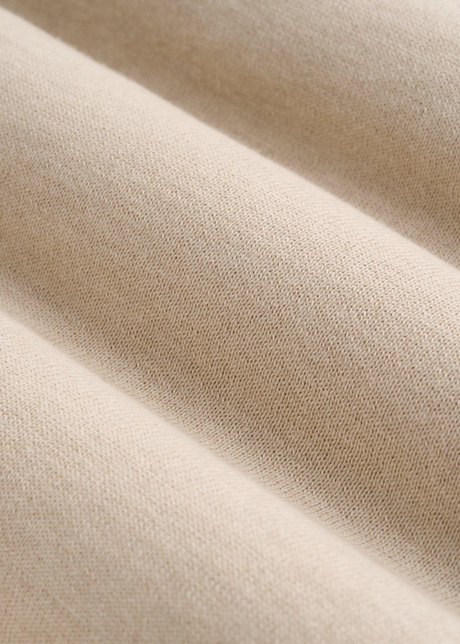 Polo Sweater for Tall Men in Vanilla Latte Mix Male Product Image