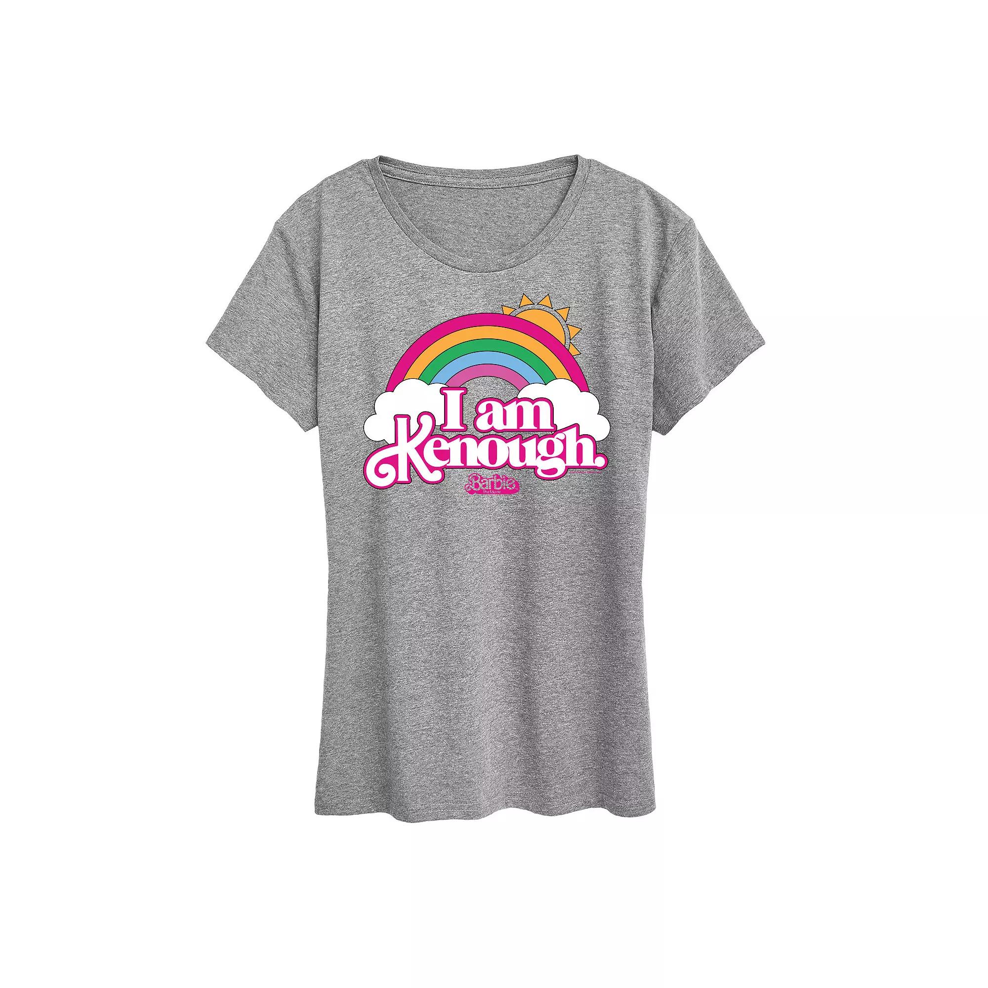 Women's Barbie The Movie Kenough Rainbow Graphic Tee, Girl's,  Product Image