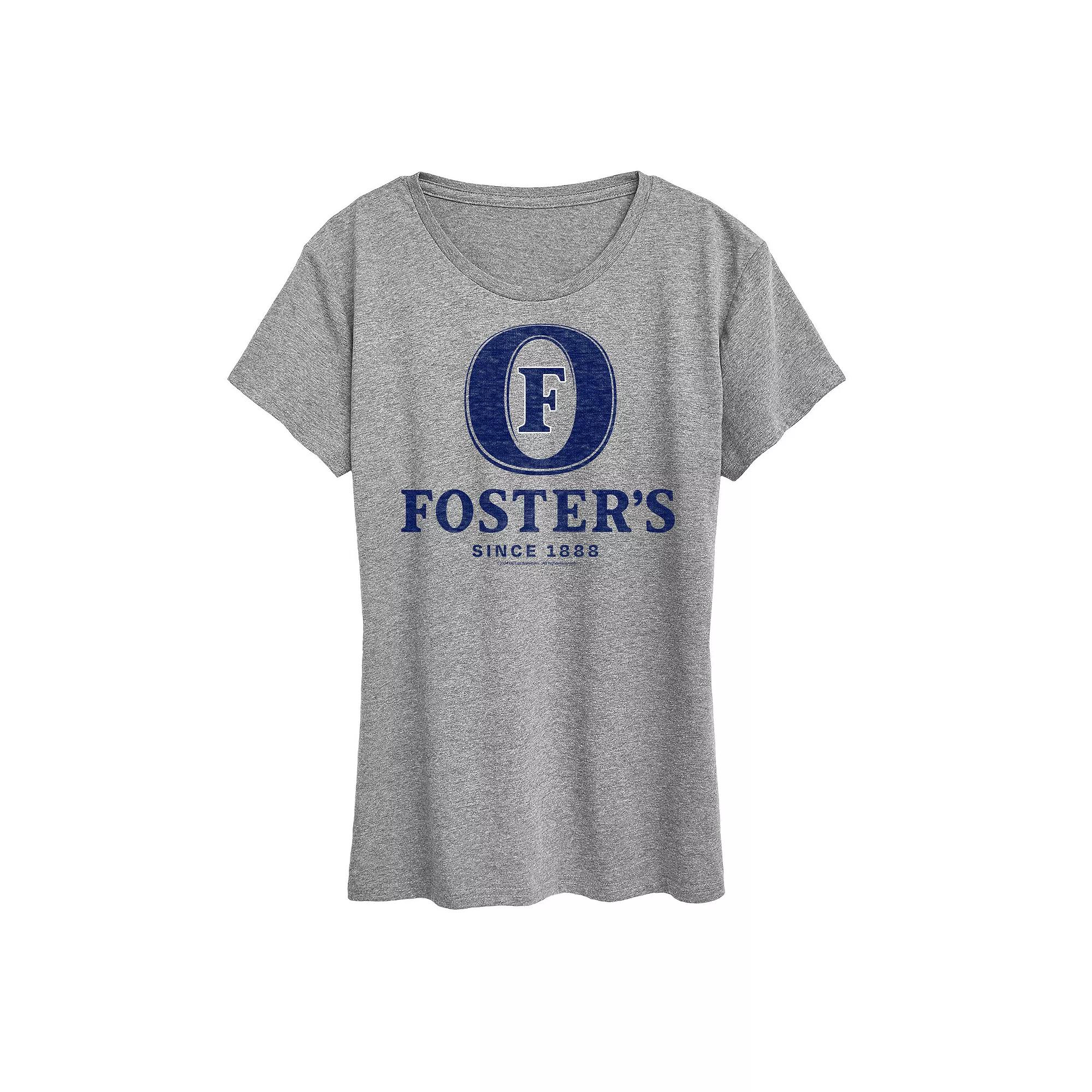 Women's Foster's Navy Blue Logo Graphic Tee,  Product Image