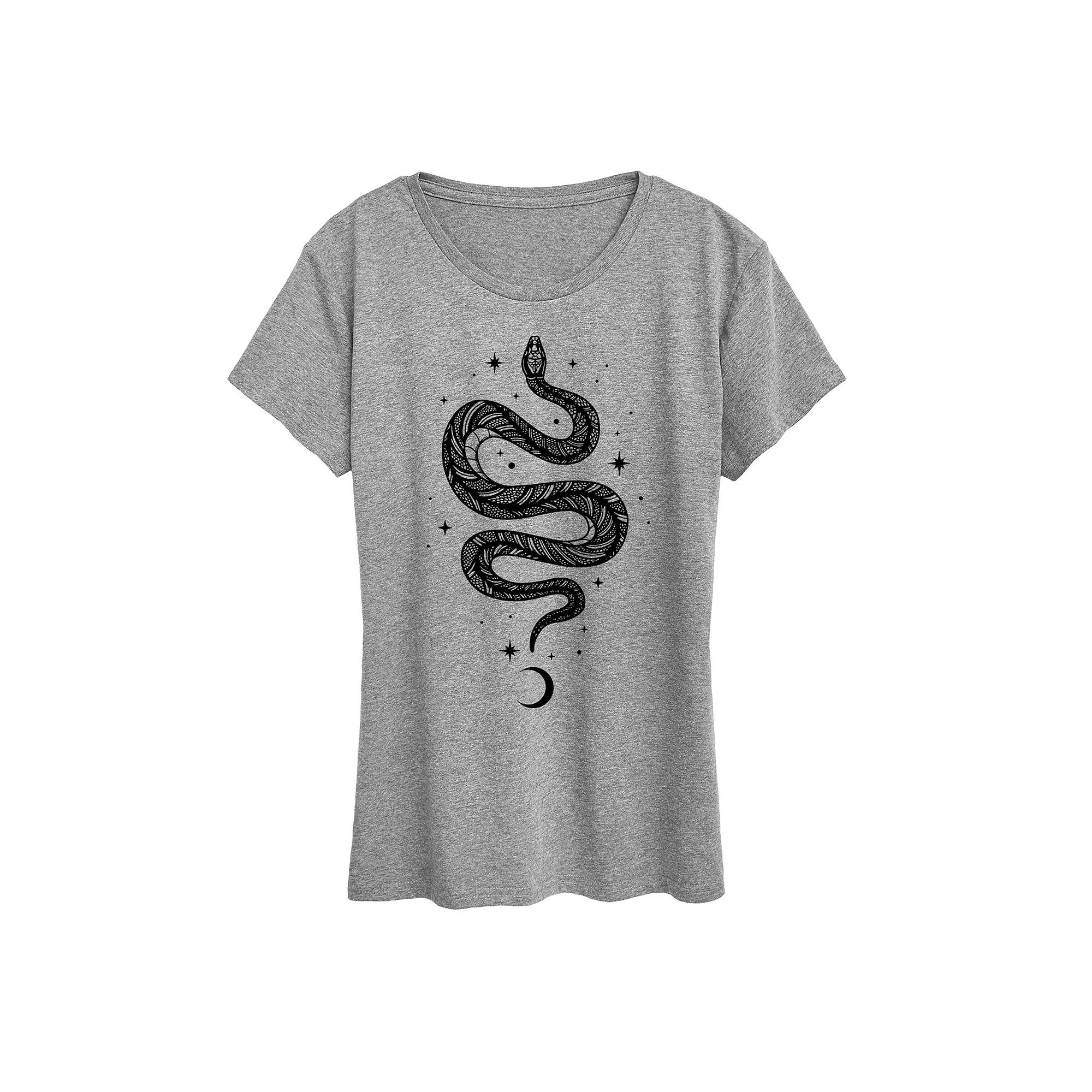 Women's Celestial Snake Graphic Tee,  Product Image