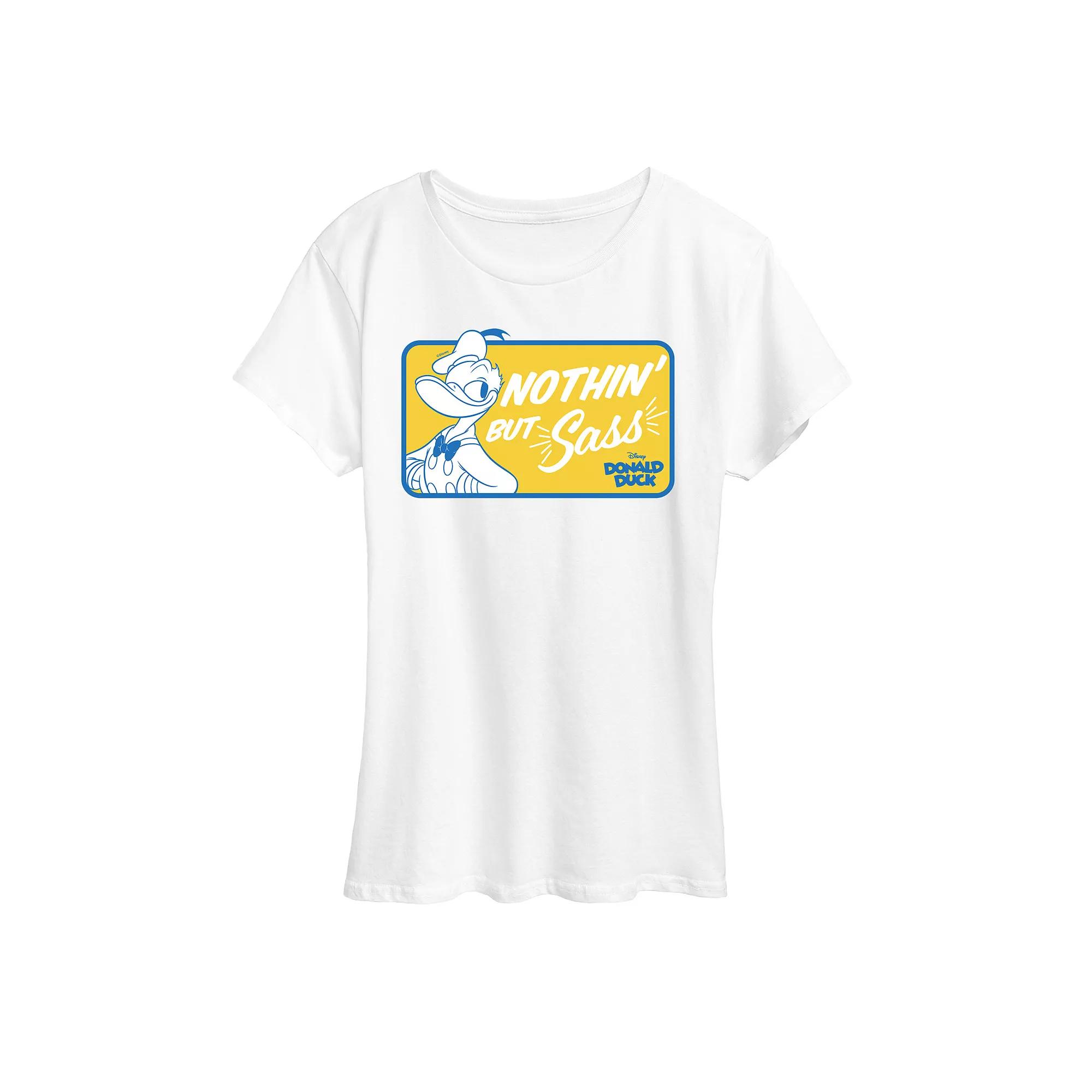 Disney's Donald Duck Women's Nothin' But Sass Graphic Tee,  Product Image