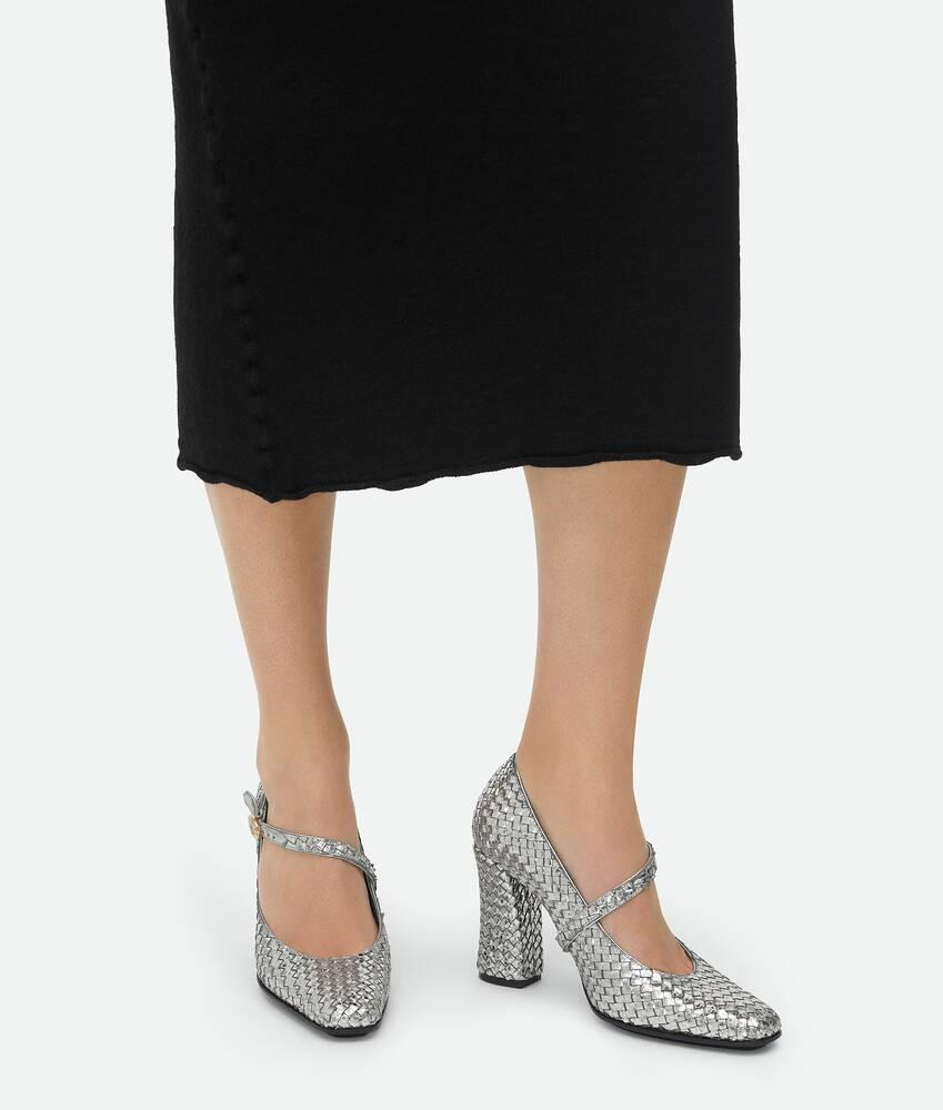 Women's Step Pump in Silver Product Image