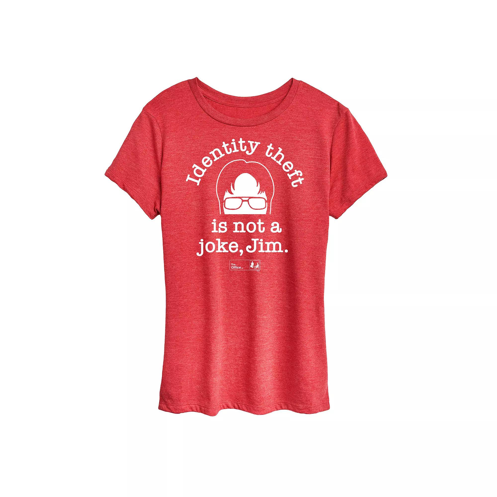 Women's The Office Identity Theft Graphic Tee,  Product Image