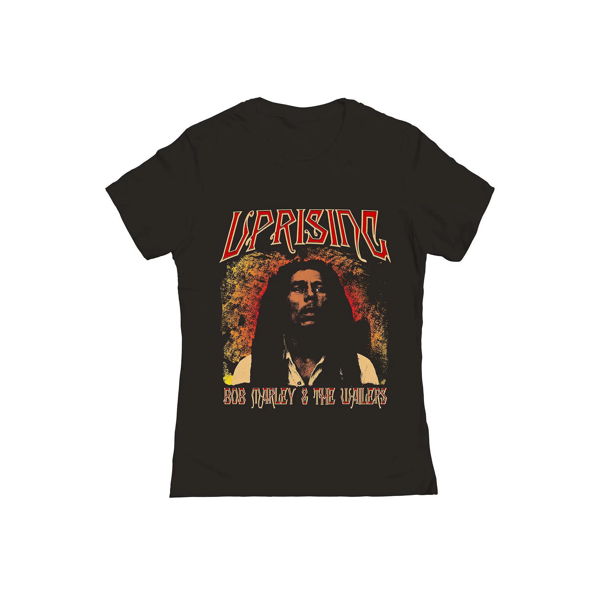 Junior's Bob Marley Uprising Bob Graphic Tee, Women's,  Product Image