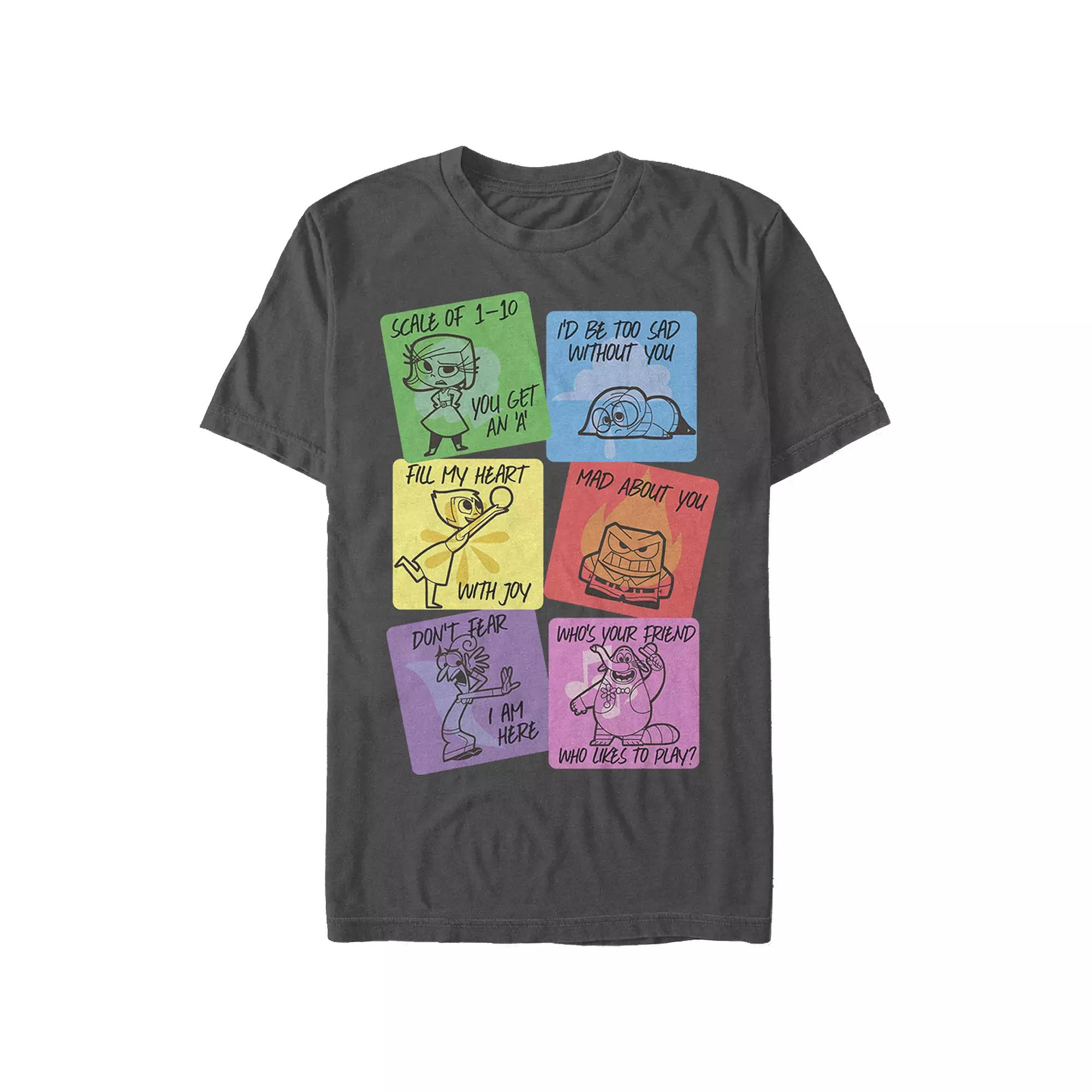 Disney / Pixar's Inside Out V Day Cards Men's Graphic Tee,  Product Image