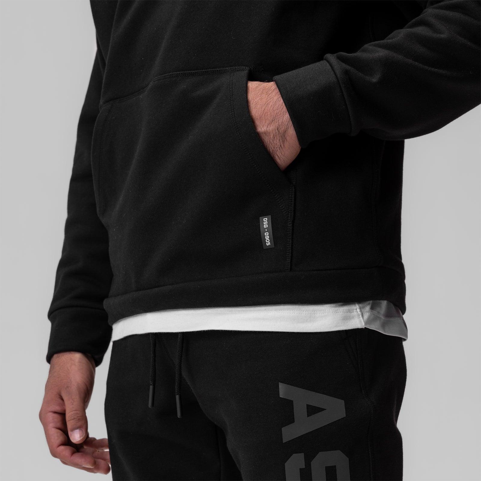 0905. Tech-Terry™ Weather-Ready Training Hoodie - Black "ASRV" Product Image