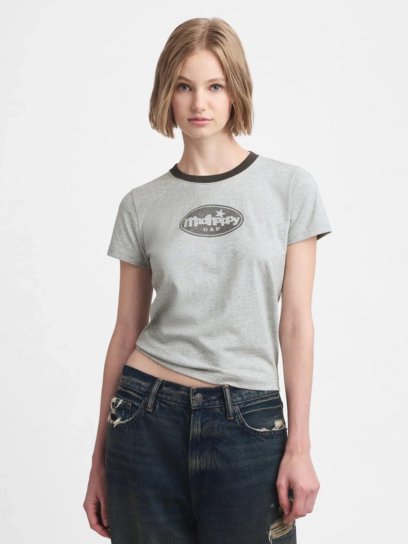 Gap x MadHappy Ringer Tee Female Product Image