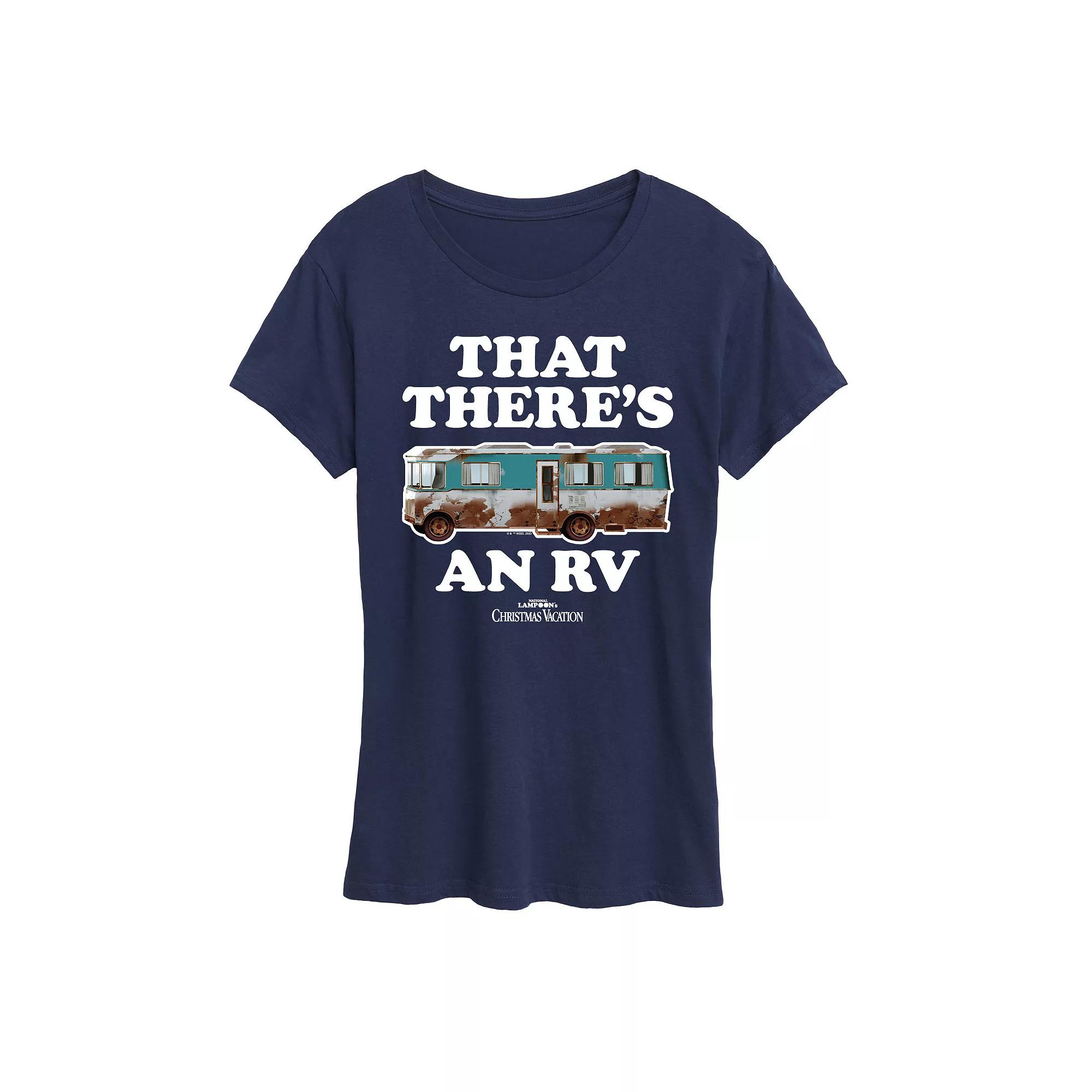Women's National Lampoon's Christmas Vacation RV Tee Graphic Tee, Girl's, Size: Large, Blue Product Image