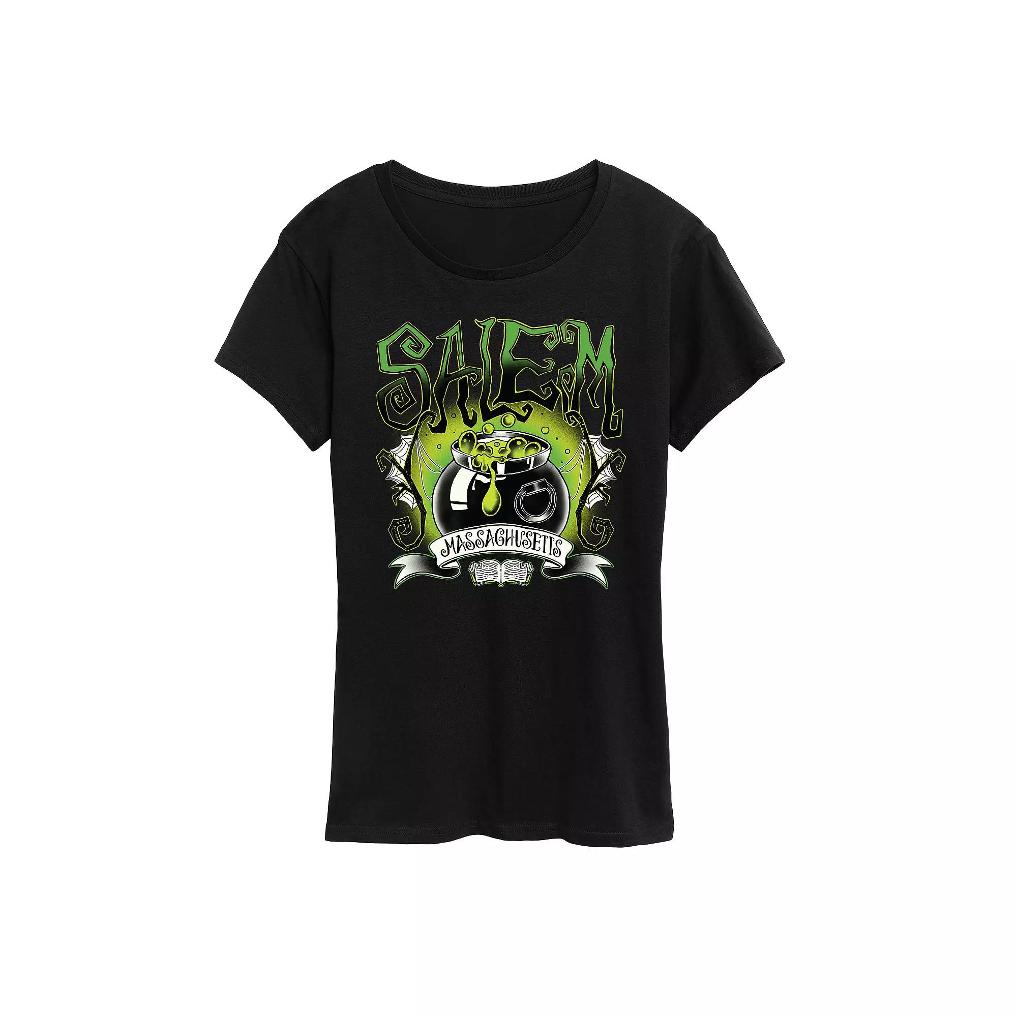 Women's Salem Witchy Collegiate Graphic Tee,  Product Image