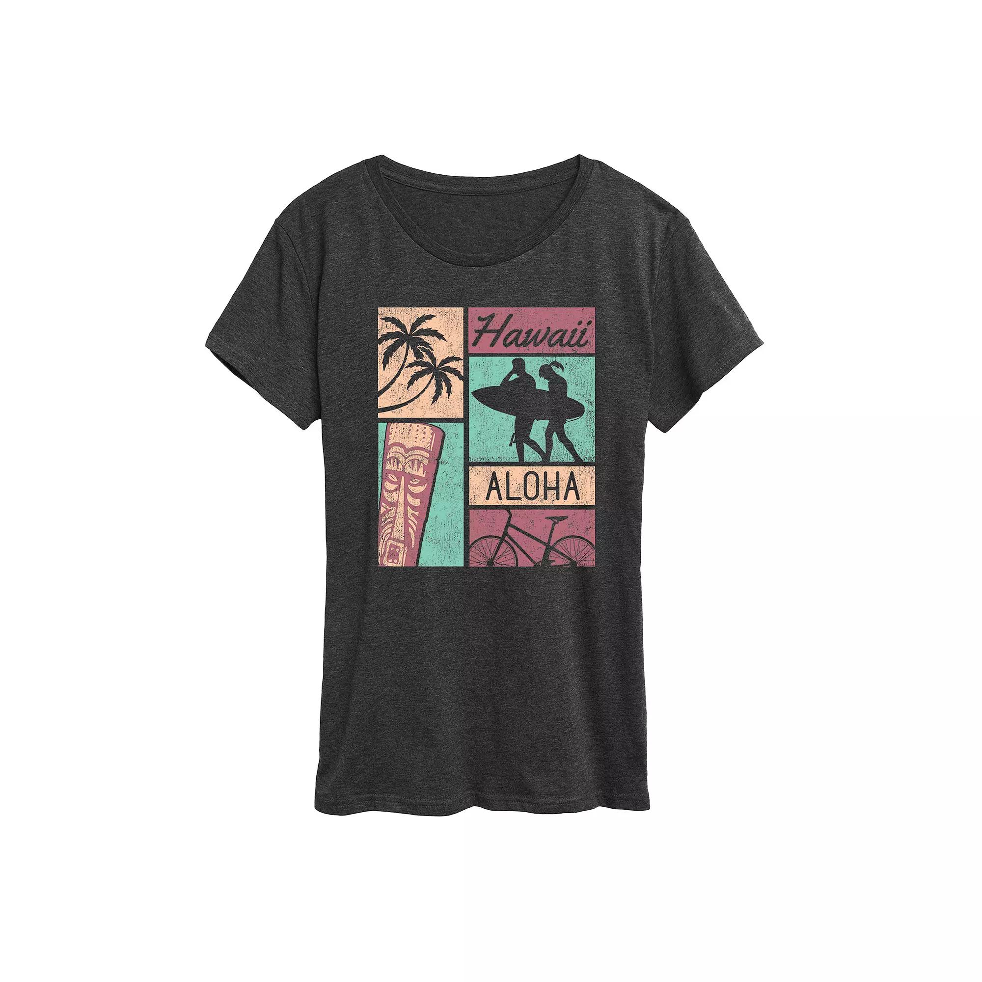 Women's Retro Summer Design Graphic Tee,  Product Image
