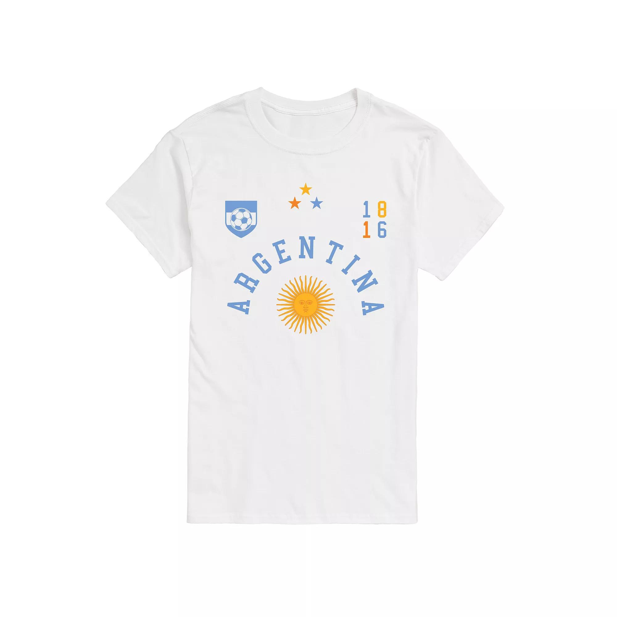 Men's Argentina Soccer Graphic Tee,  Product Image