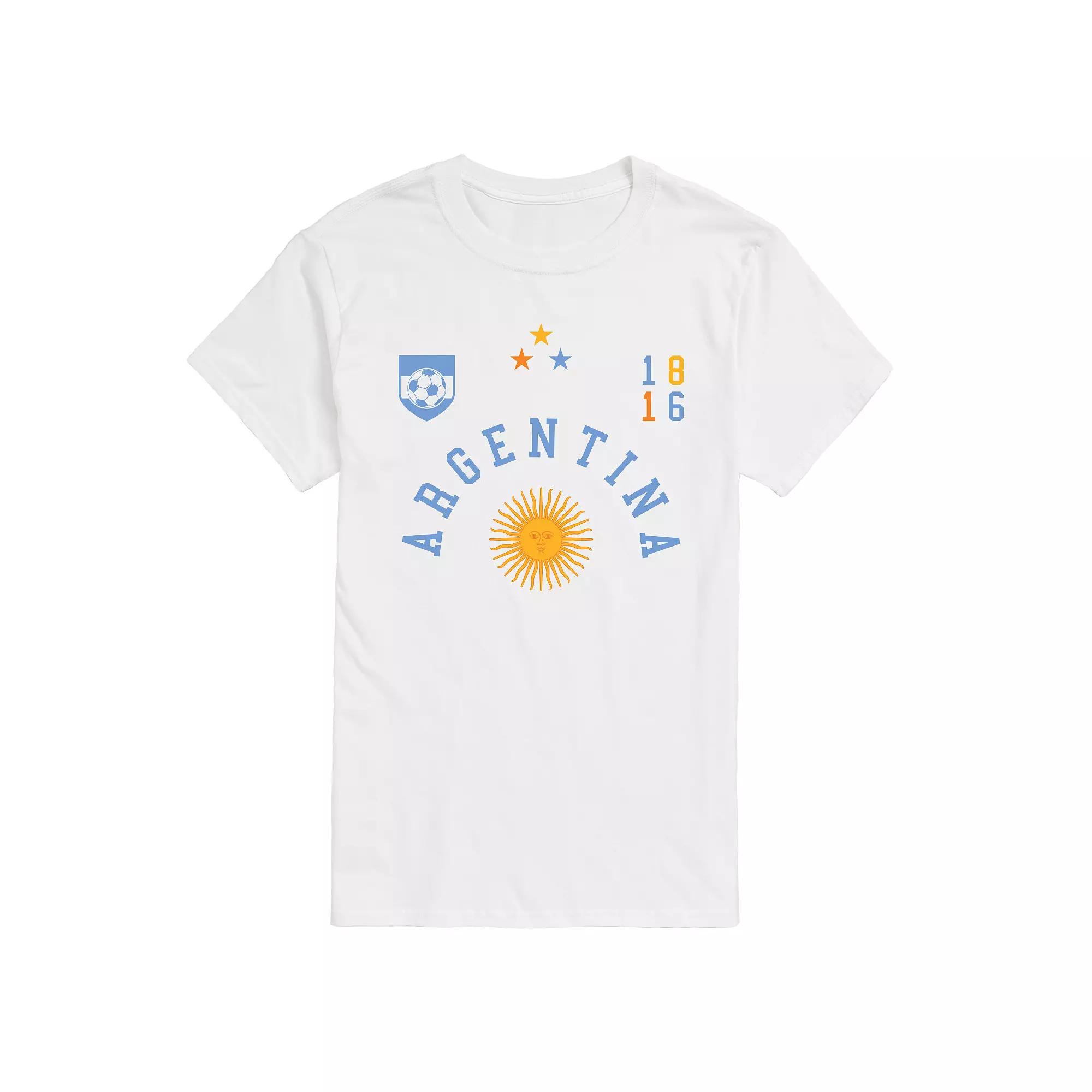Men's Argentina Soccer Graphic Tee,  Product Image