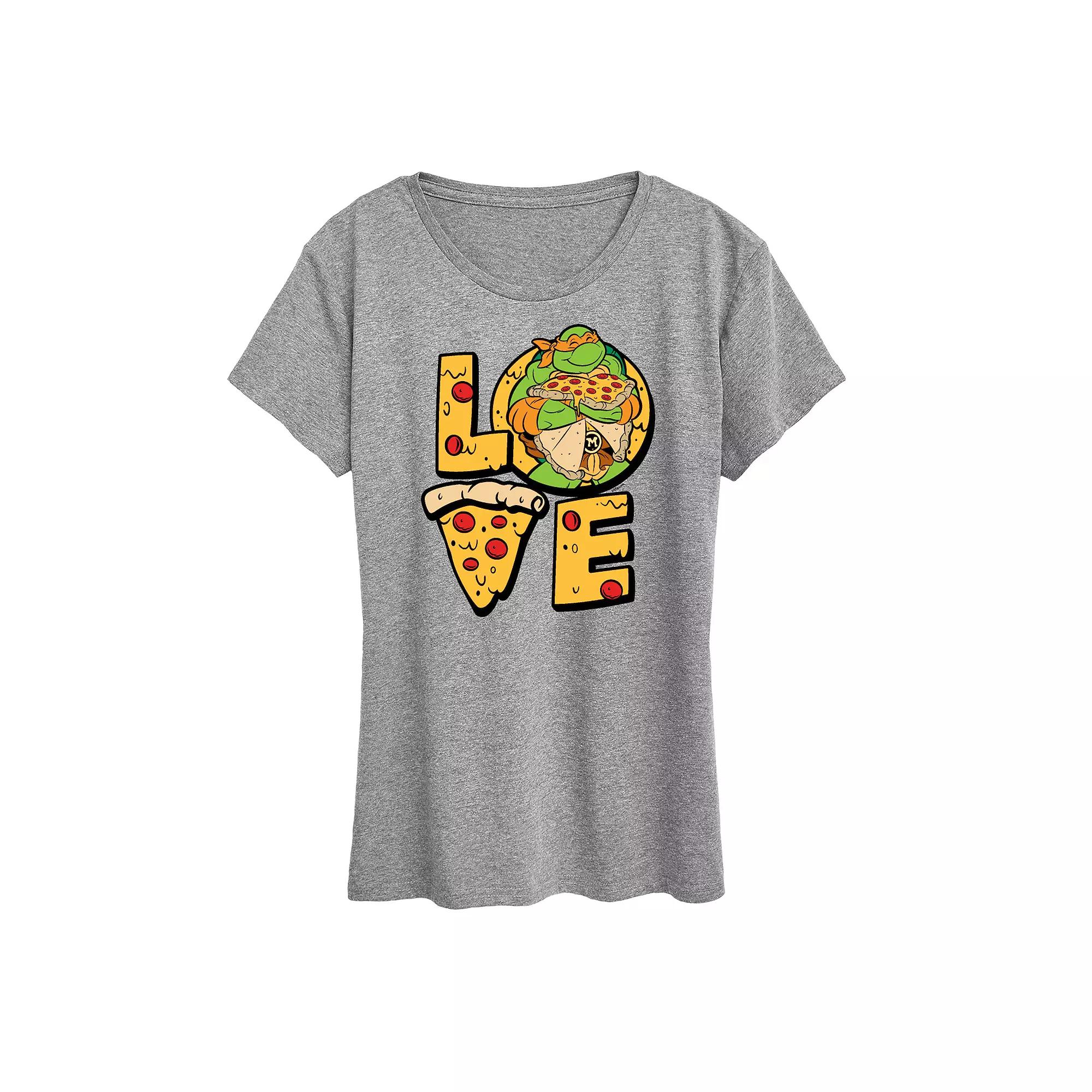 Women's Teenage Mutant Ninja Turtles Love Graphic Tee,  Product Image