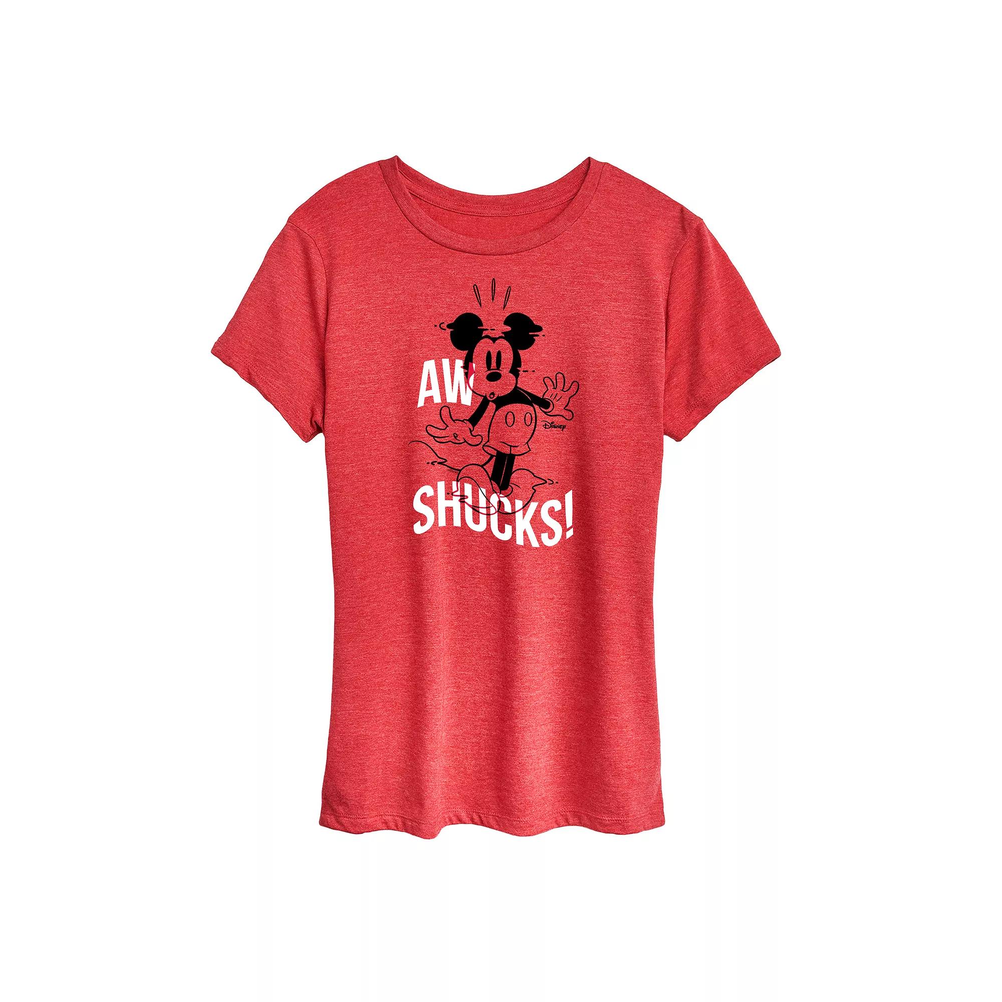 Disney's Mickey Mouse Women's Ah Shucks Graphic Tee,  Product Image