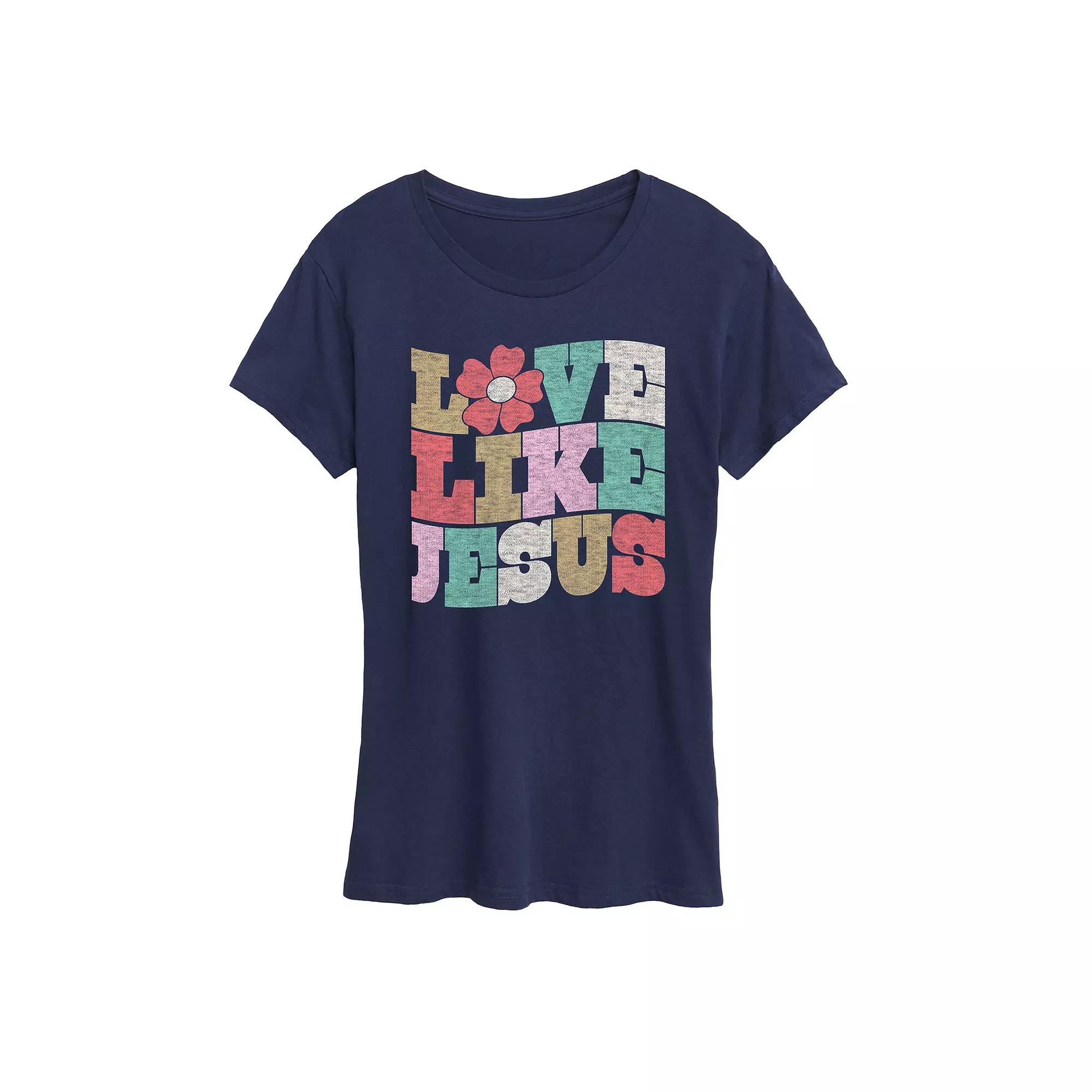 Women's Love Like Jesus Graphic Tee, Girl's,  Product Image