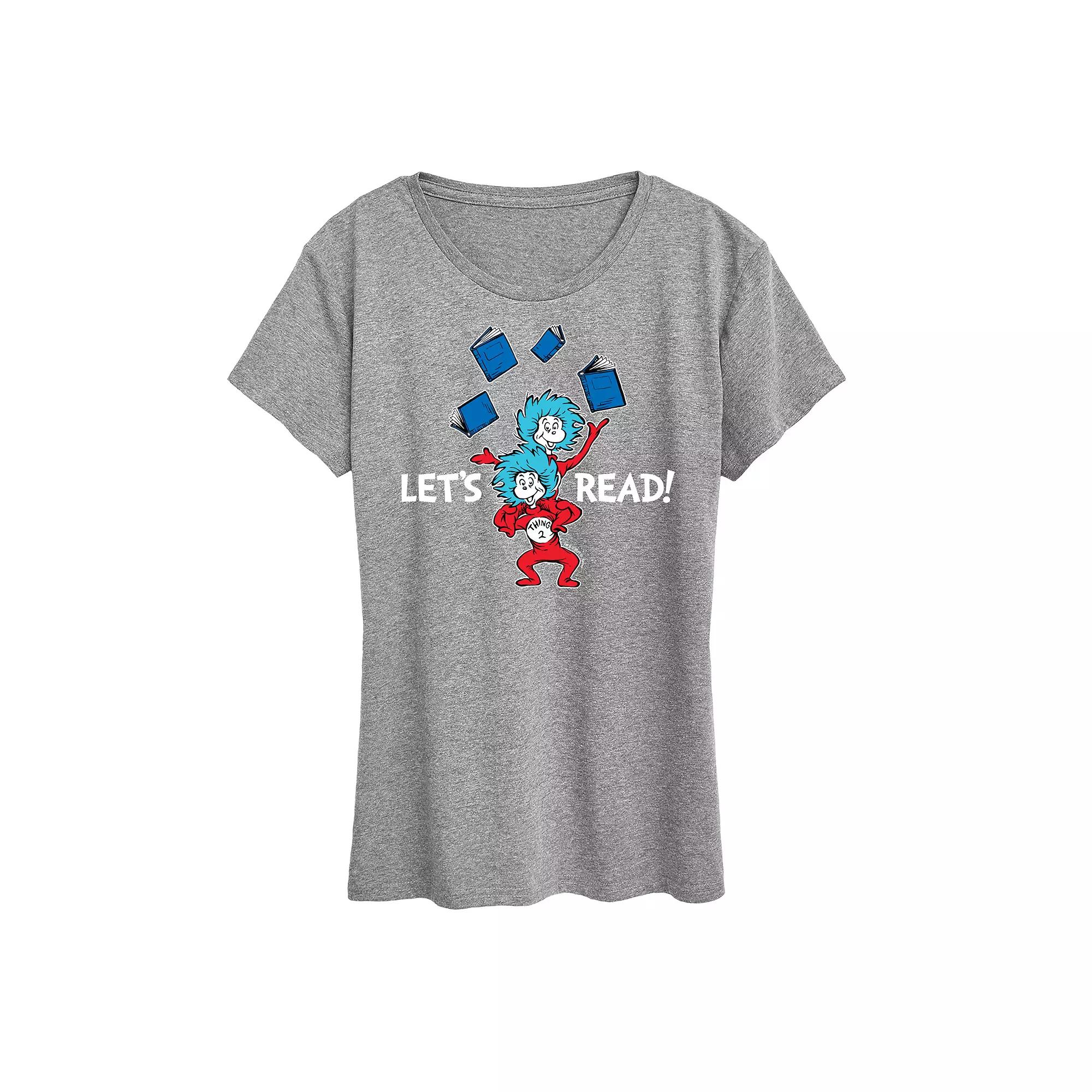 Women's Dr. Seuss Let's Read Graphic Tee,  Product Image