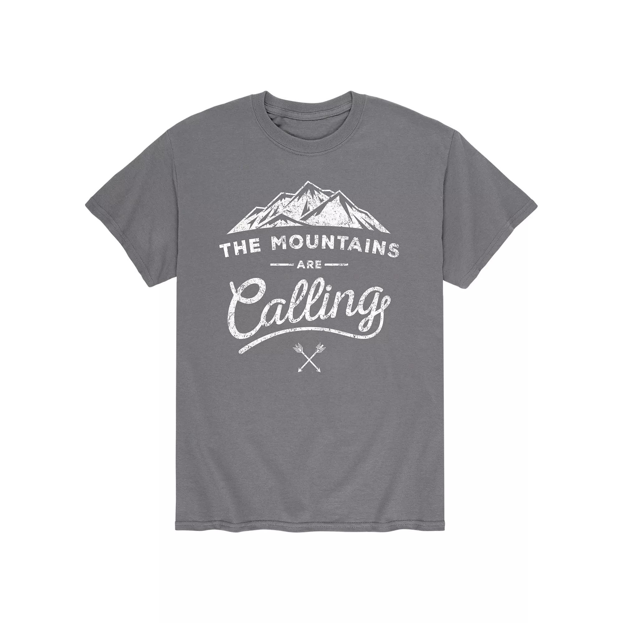 Men's Mounatins Are Calling Tee,  Product Image