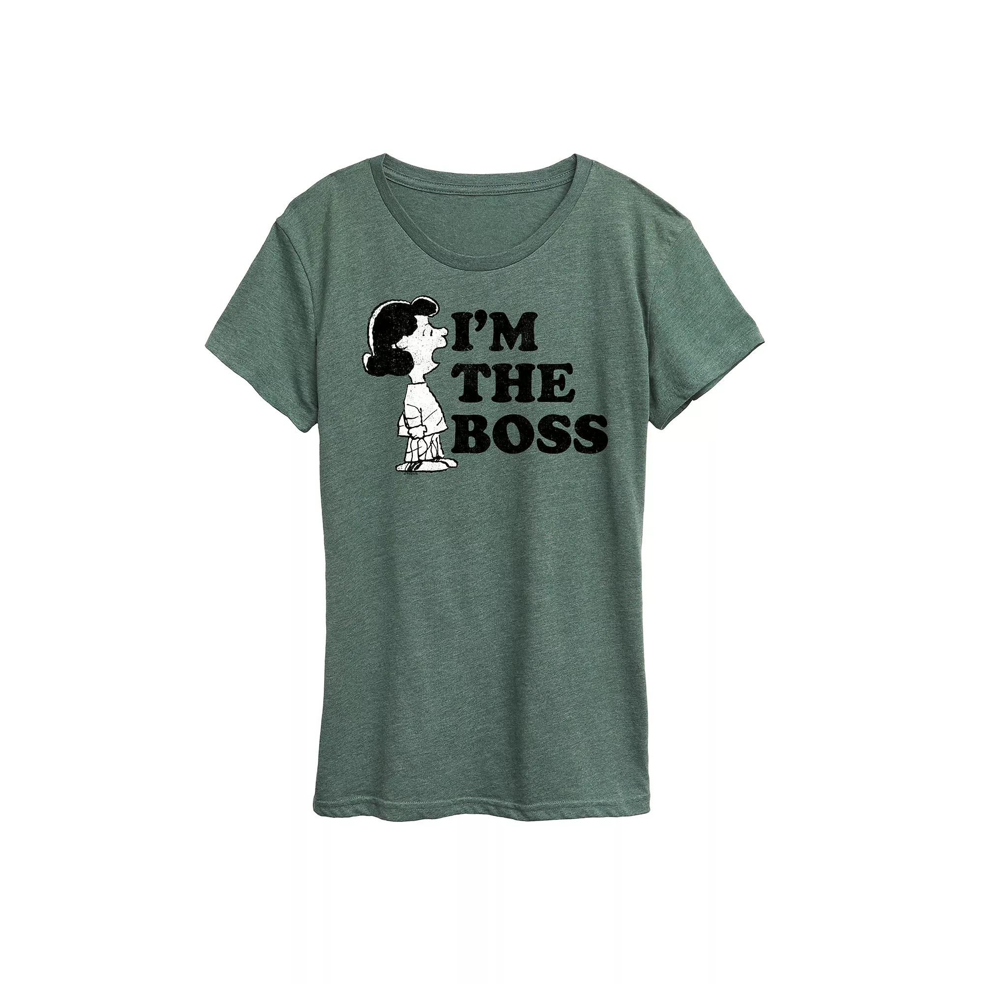 Women's Peanuts Lucy I'm The Boss Graphic Tee,  Product Image