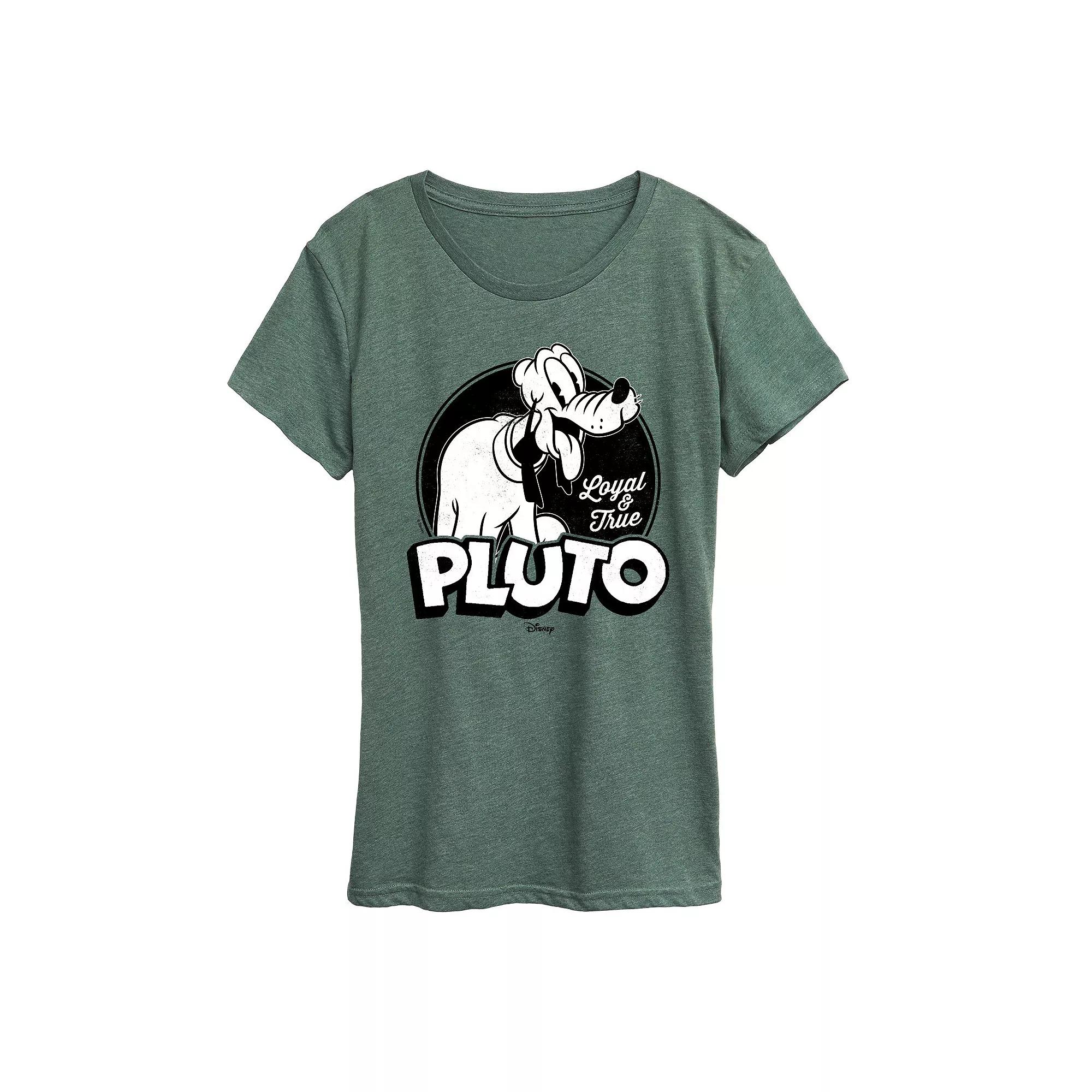 Disney's Pluto Women's Vintage Graphic Tee,  Product Image