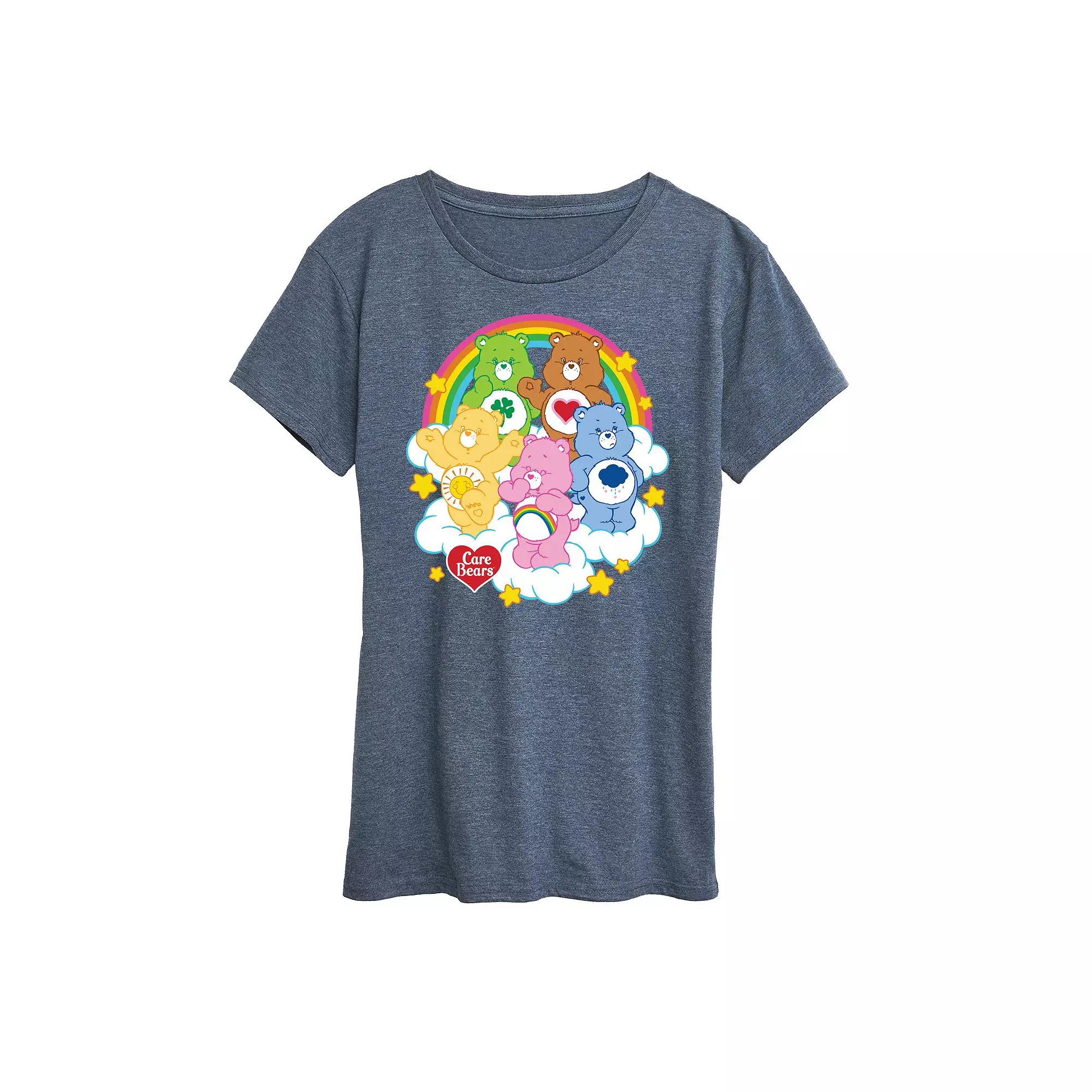 Women's Care Bears Group On Clouds Graphic Tee, Girl's,  Product Image