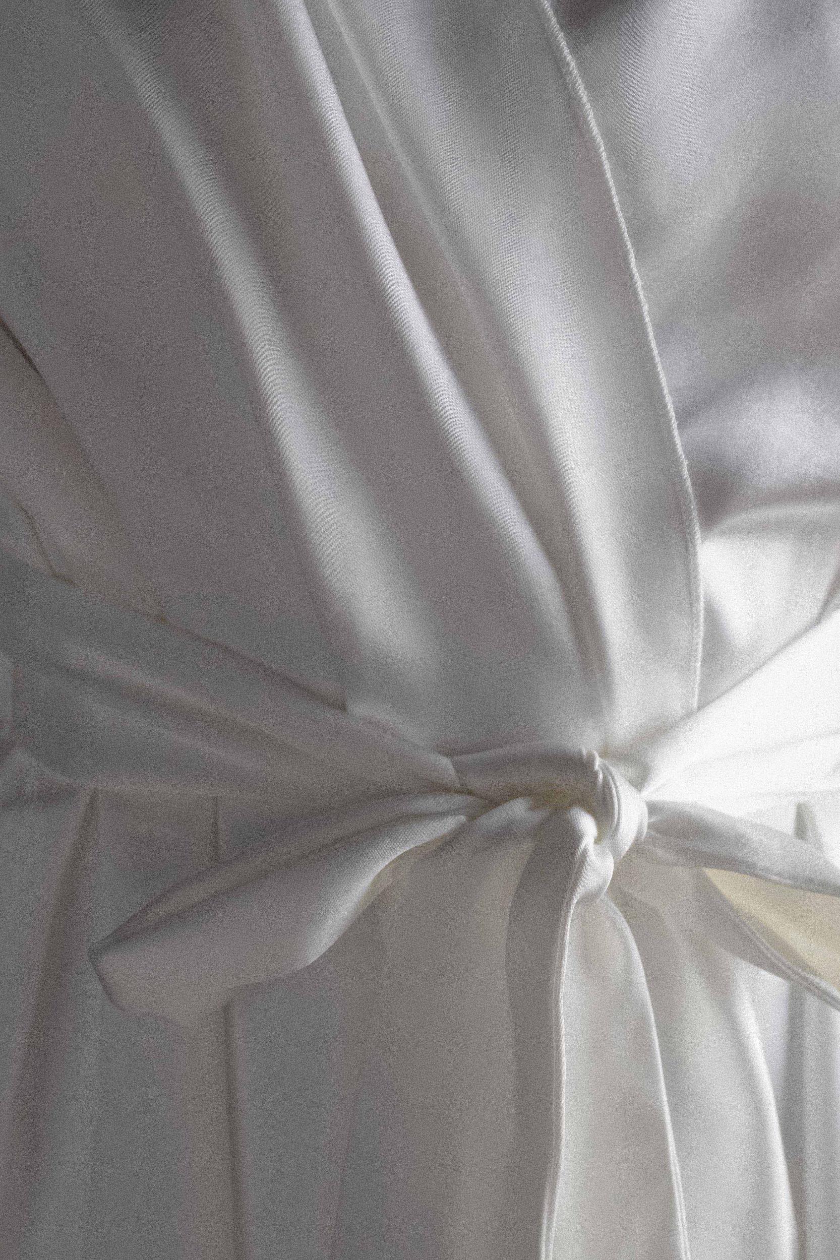 Sterling Satin Bridal Robe - Ivory Product Image
