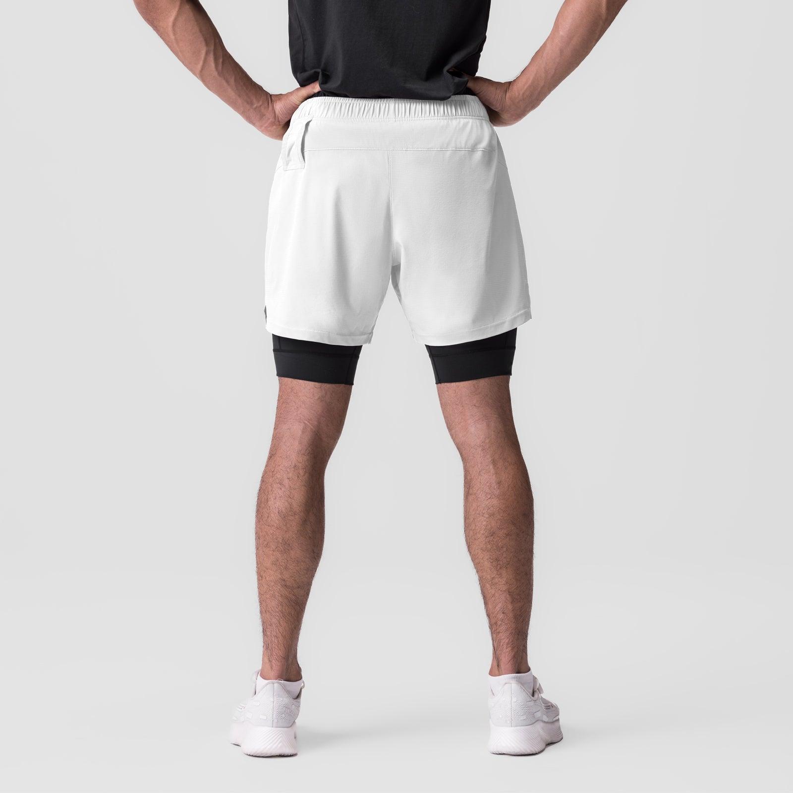 0784. Ultralite™ 6" Liner Short - White/Black Male Product Image