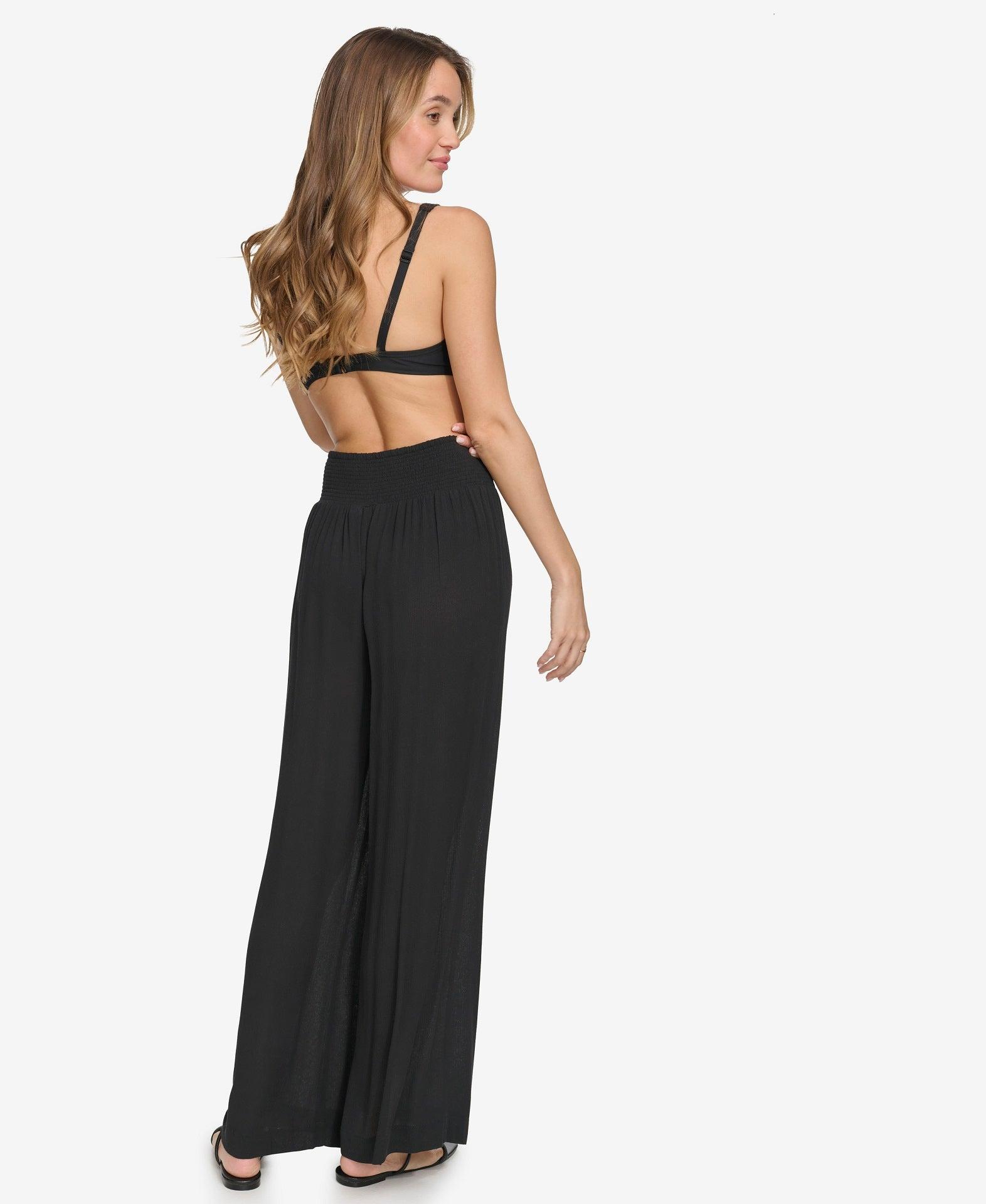 SUMMER GAUZE WIDE-LEG BEACH PANT Product Image