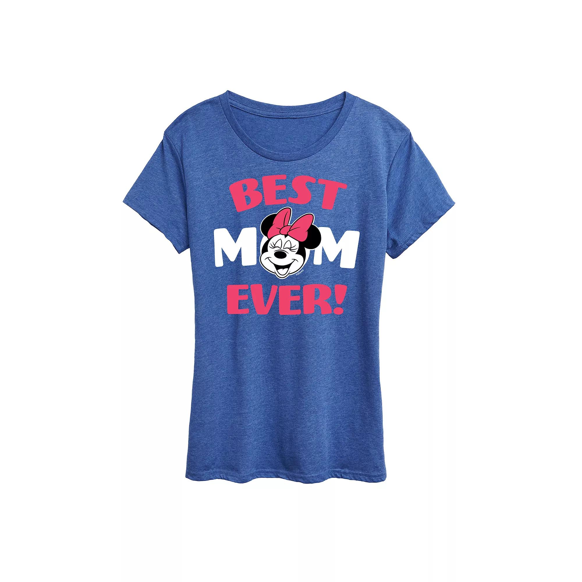 Disney's Minnie Mouse Women's Best Mom Graphic Tee,  Product Image