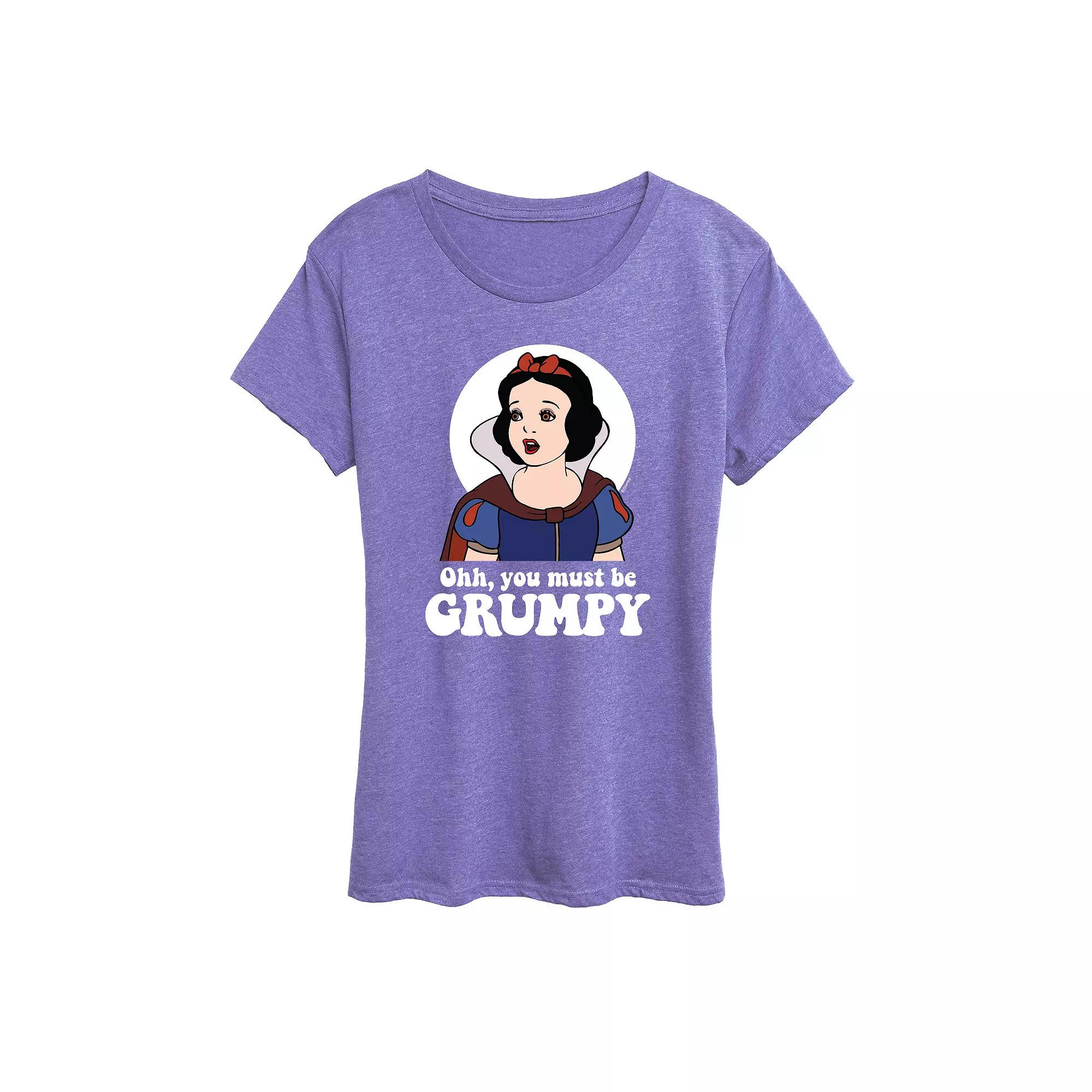 Disney Princess Snow White Women's Must Be Grumpy Graphic Tee, Girl's,  Product Image